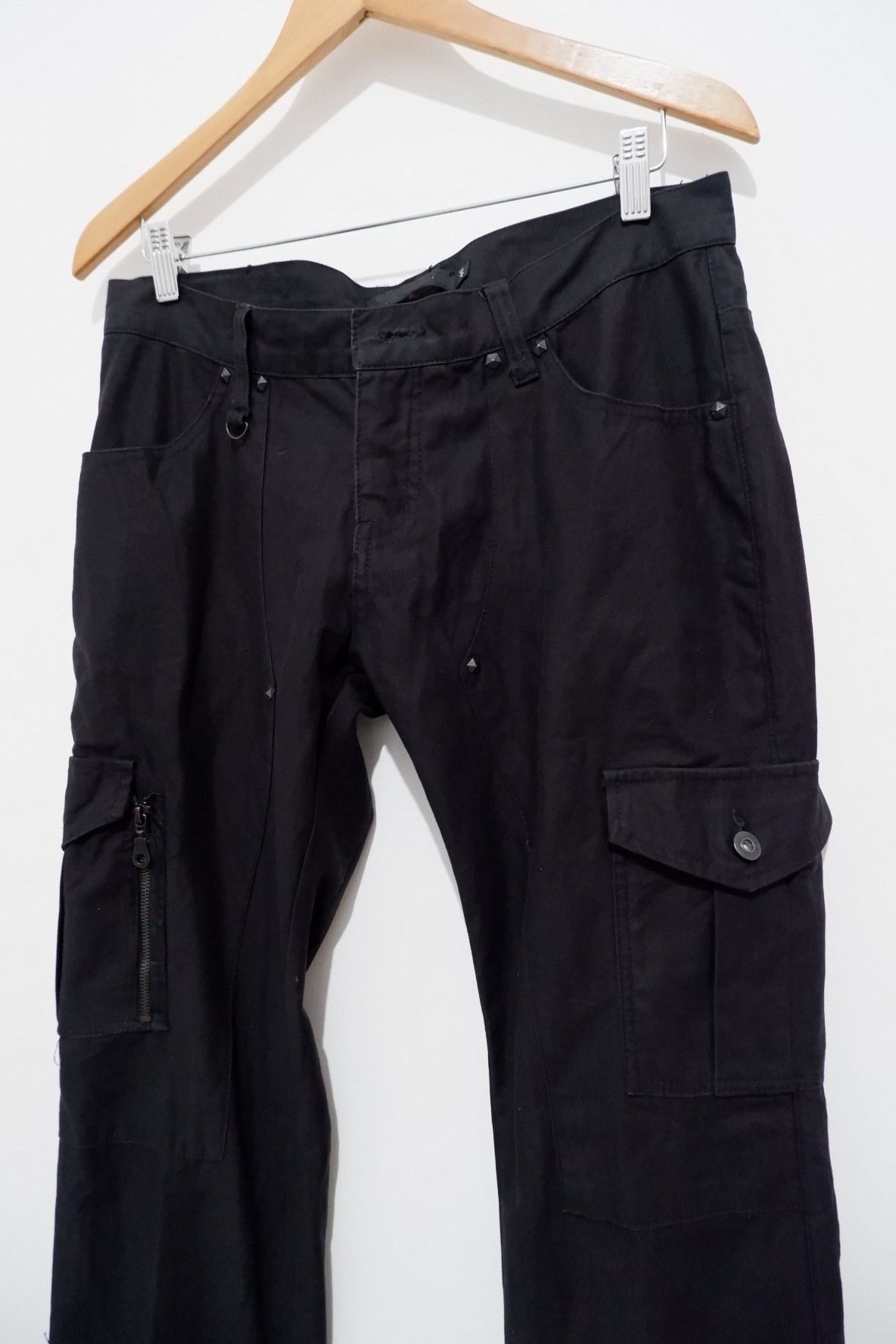 GOSTAR DE FUGA Vintage Fuga Studded Bondage Cargo Pants Size US 32 / EU 48 - 3 Thumbnail