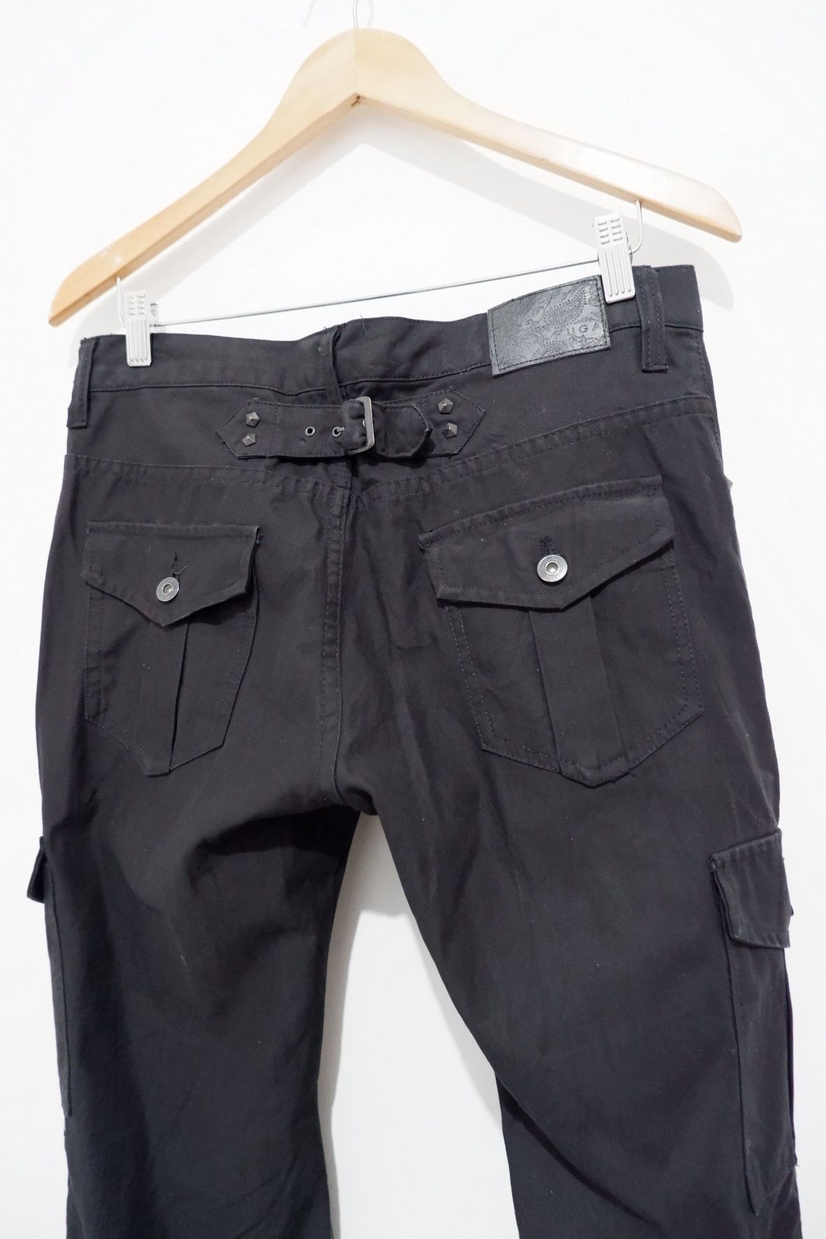 GOSTAR DE FUGA Vintage Fuga Studded Bondage Cargo Pants Size US 32 / EU 48 - 8 Thumbnail