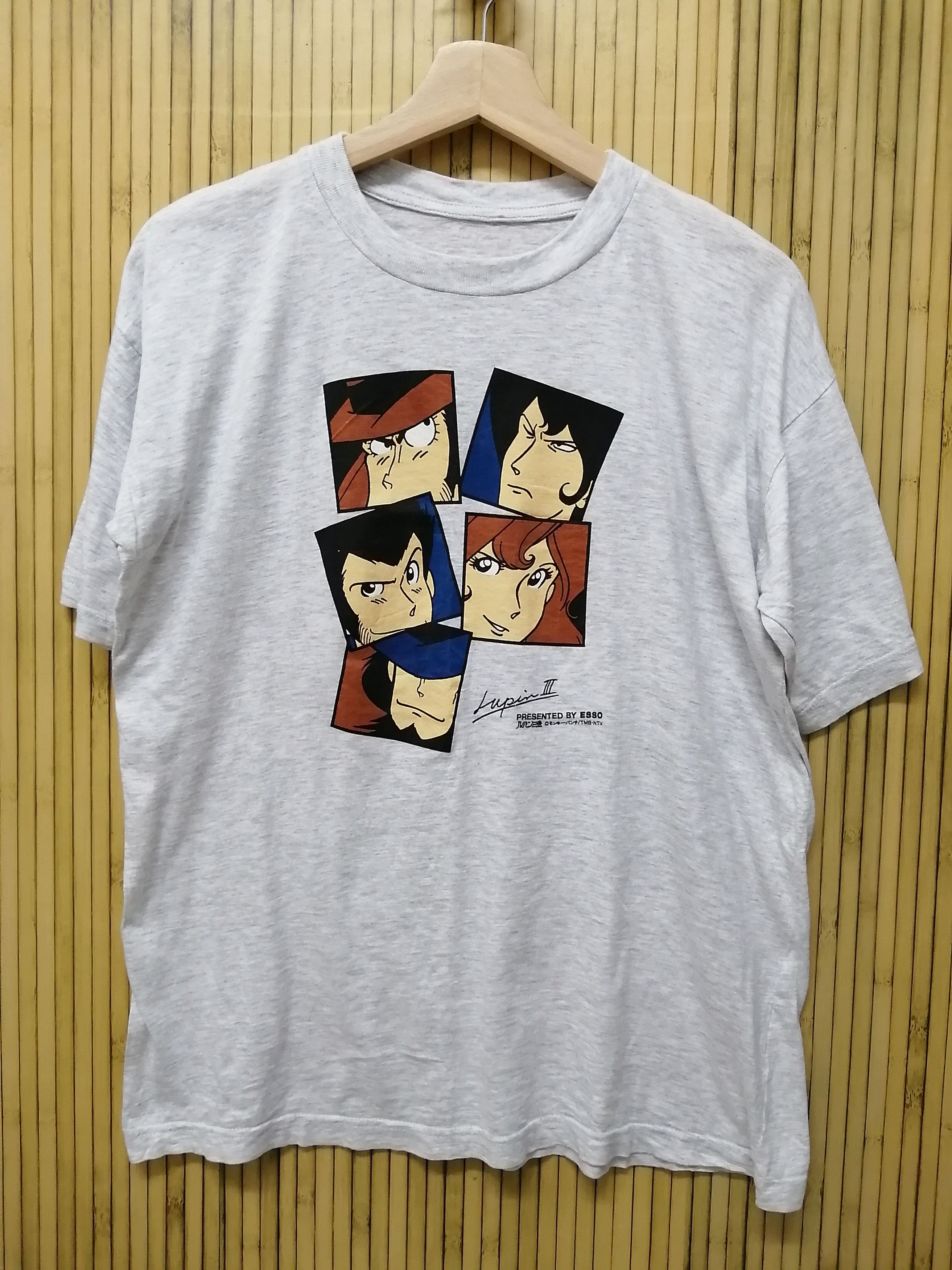 Anime Vintage LUPIN III Presented by Esso Tshirt Size US L / EU 52-54 / 3 - 4 Thumbnail