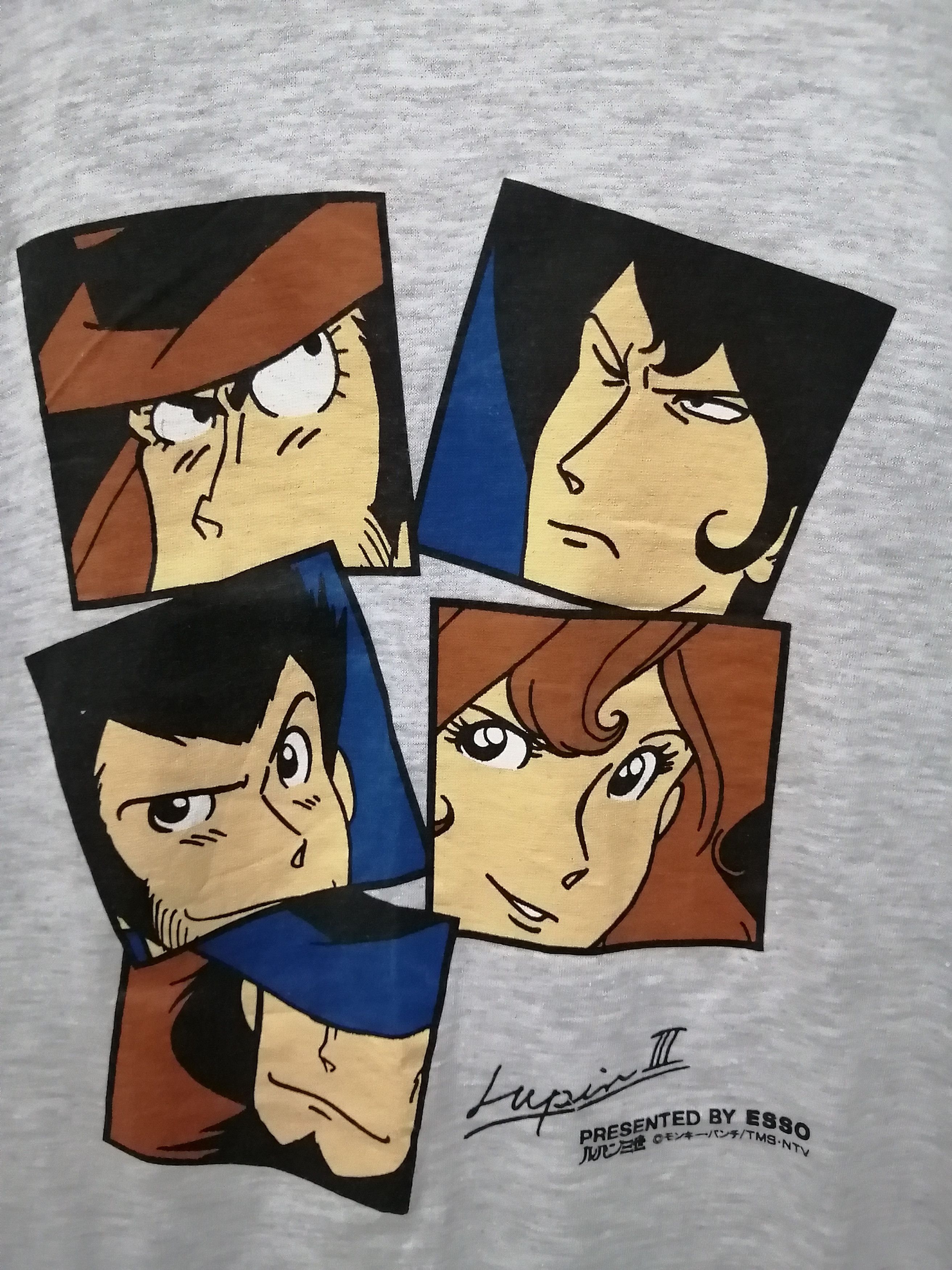 Anime Vintage LUPIN III Presented by Esso Tshirt Size US L / EU 52-54 / 3 - 3 Thumbnail