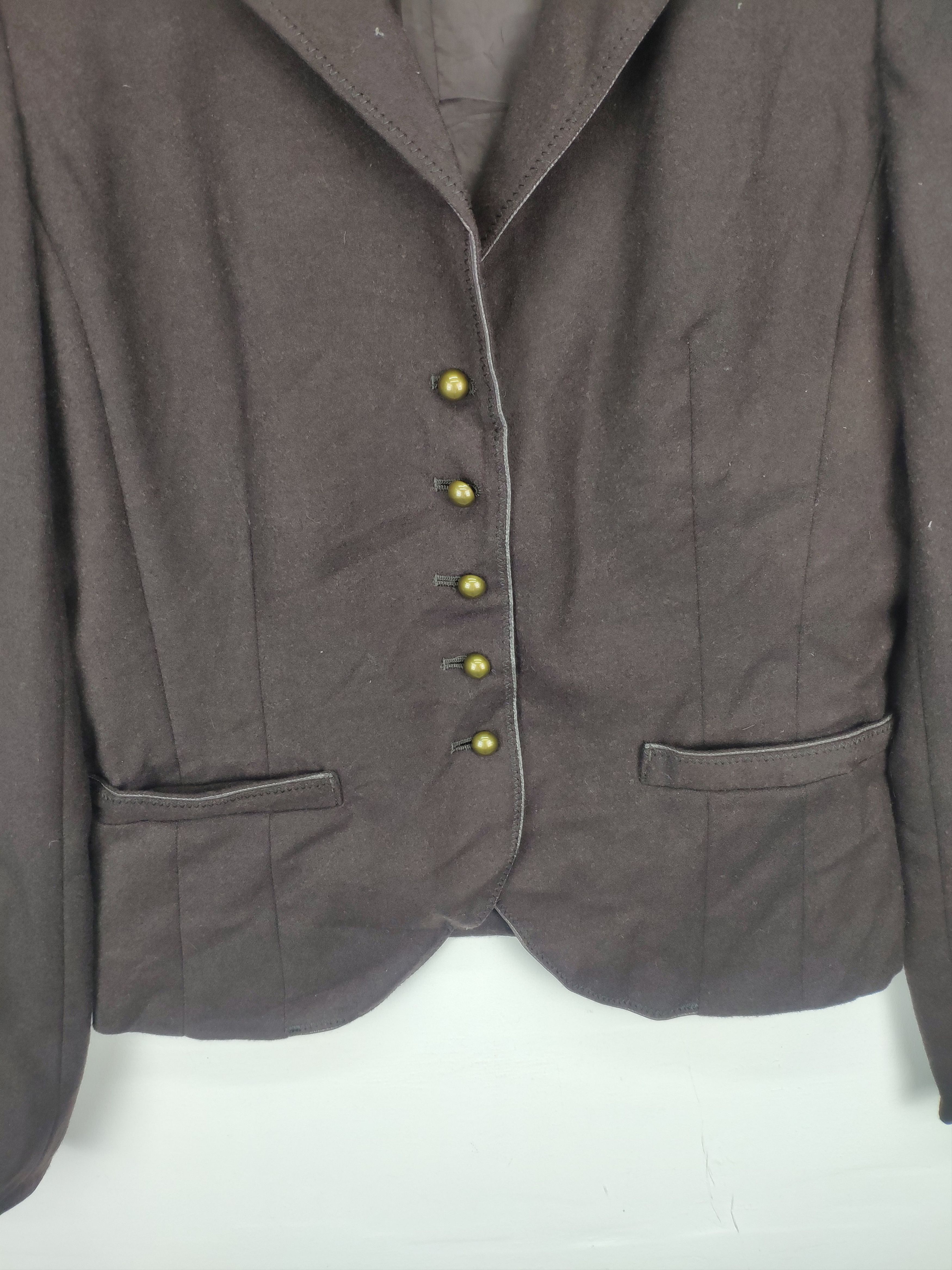Designer × Japanese Brand Vintage Wool Cardigan Blazer Jacket Balenciaga Style Size S / US 4 / IT 40 - 9 Thumbnail