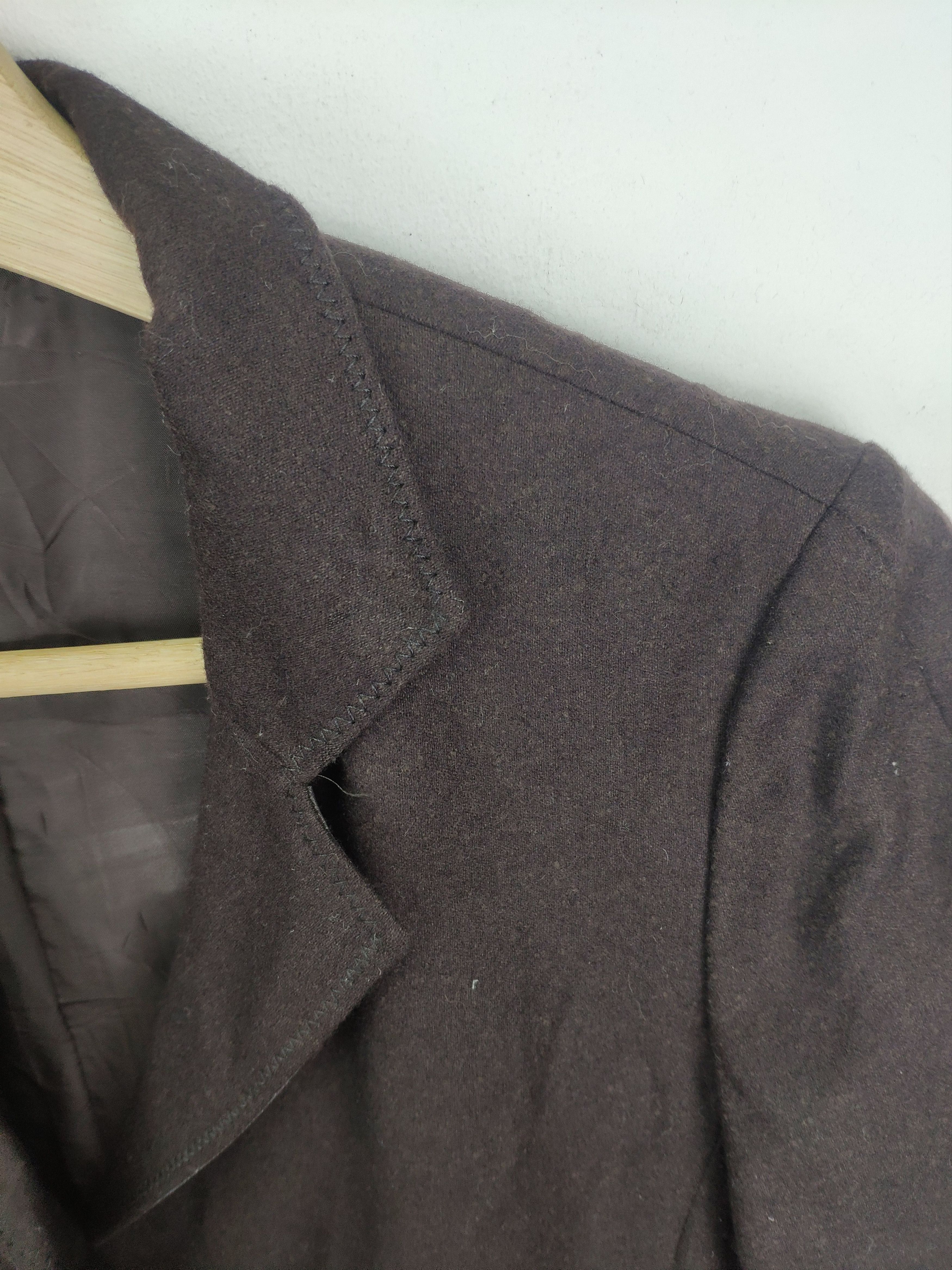 Designer × Japanese Brand Vintage Wool Cardigan Blazer Jacket Balenciaga Style Size S / US 4 / IT 40 - 10 Thumbnail
