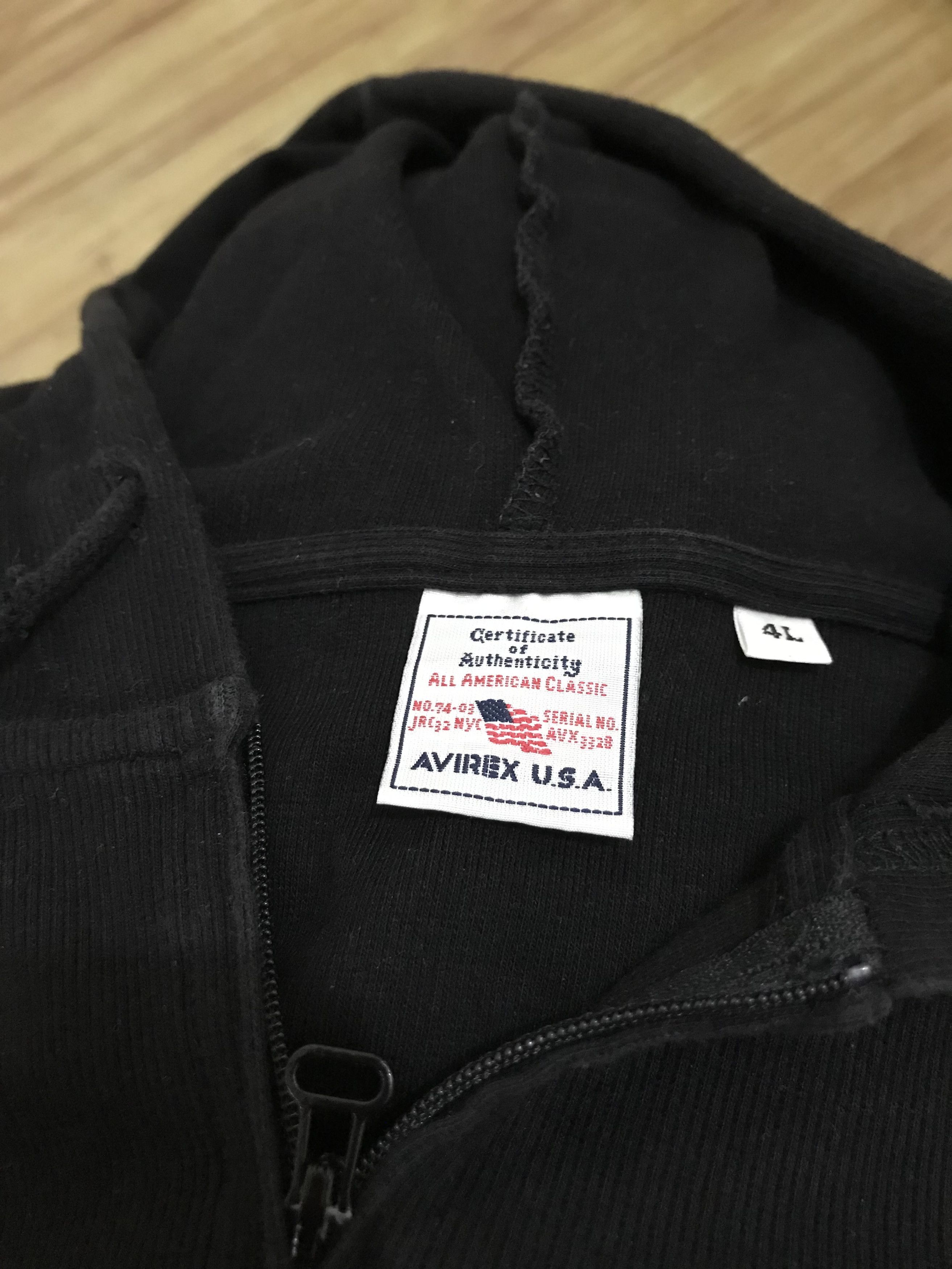 Avirex Avirex Hoodie Oversize (4L) Size US XXL / EU 58 / 5 - 9 Thumbnail