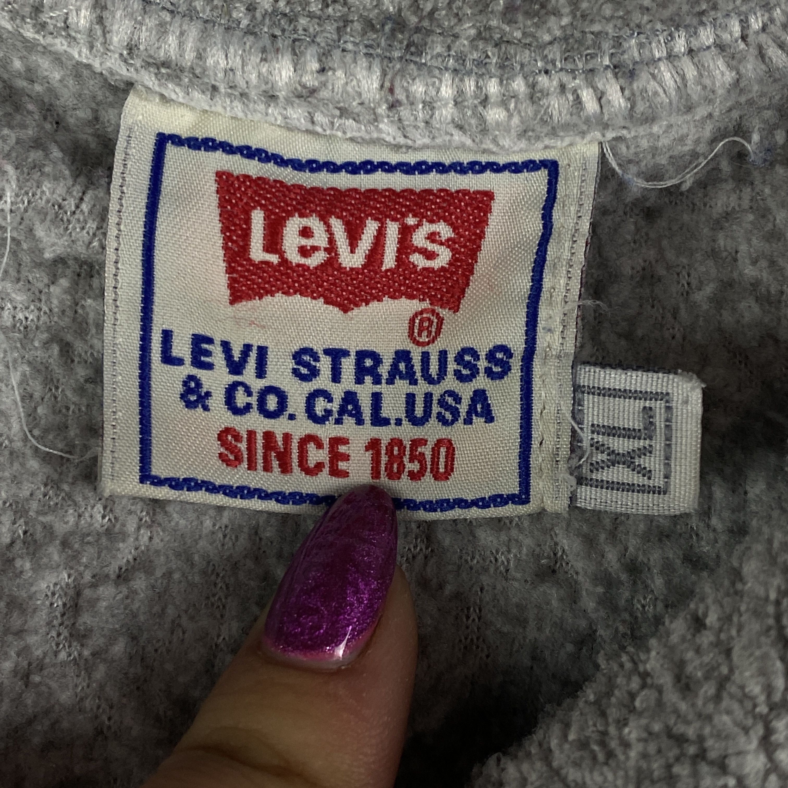 Levi's × Levi's Vintage Clothing × Vintage Mens Zip Fleece Jumper Sweatshirt Levi’s Vintage Size XL Size US XL / EU 56 / 4 - 4 Thumbnail