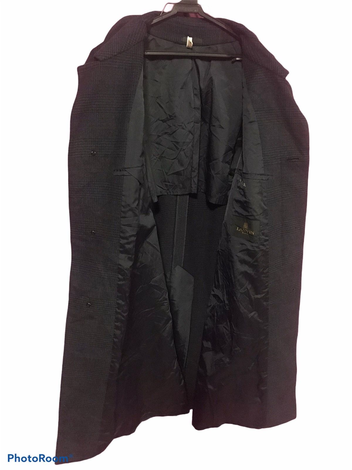 Lanvin LANVIN BLUE SIZE L TRANCE COAT WOOL Size US L / EU 52-54 / 3 - 4 Thumbnail