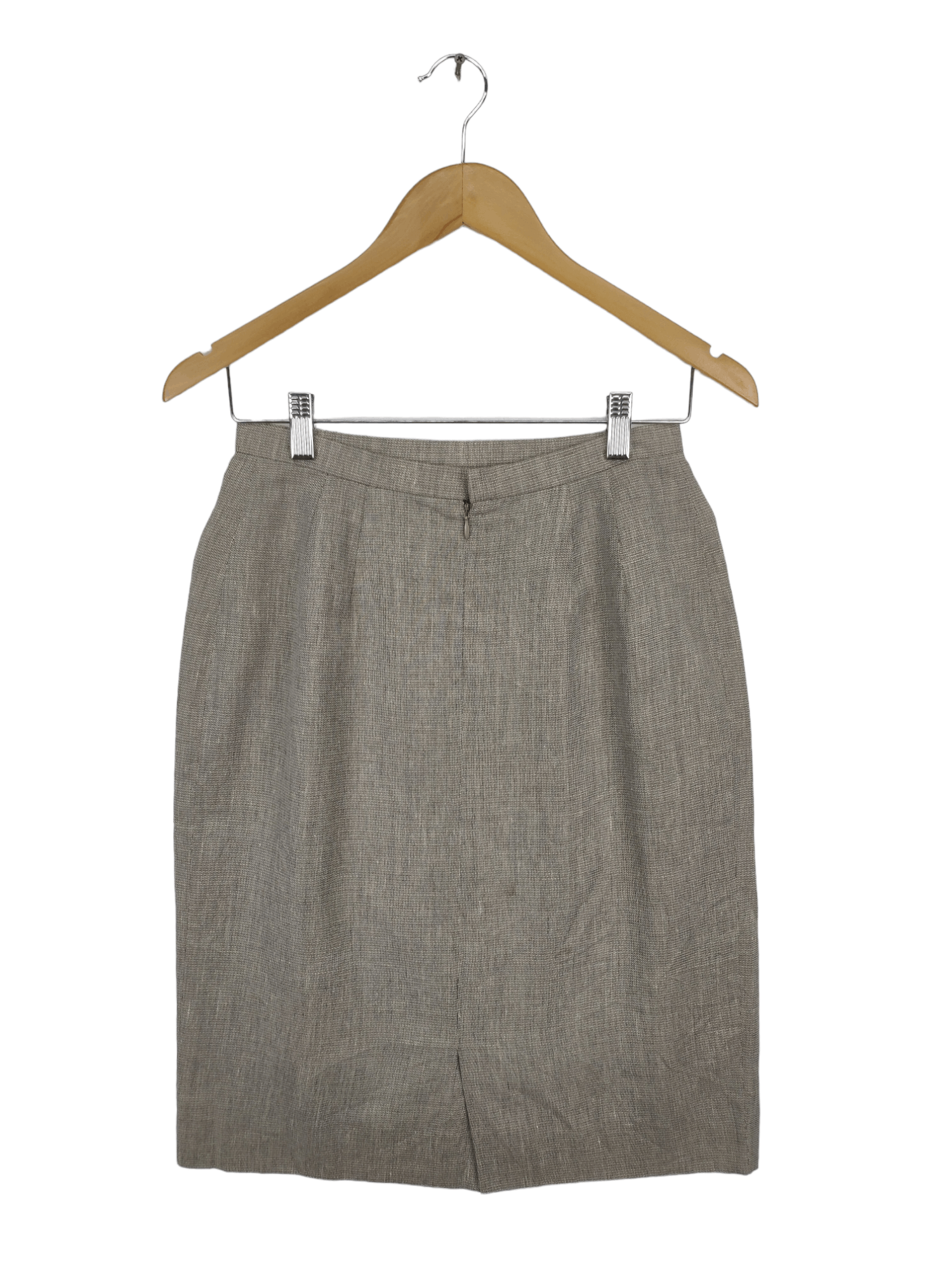 Burberry Vintage Burberry Wool Midi Skirts Plain Size 26" / US 2 / IT 38 - 2 Thumbnail