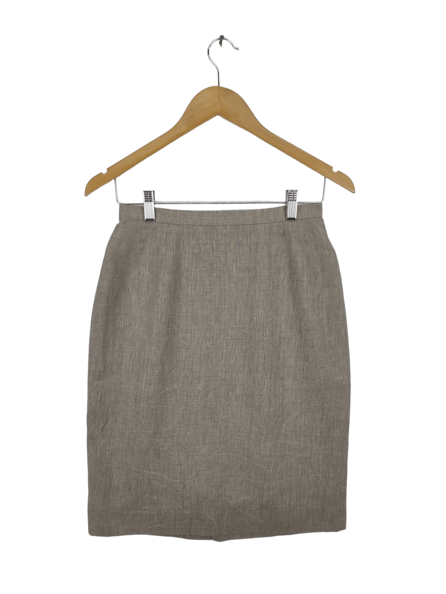 Burberry Vintage Burberry Wool Midi Skirts Plain Size 26" / US 2 / IT 38 - 1 Thumbnail