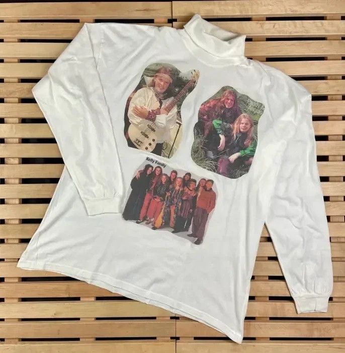 Band Tees × Vintage Mens Sweatshirt Kelly Family VIntage Long Sleeve Size XL Size US XL / EU 56 / 4 - 1 Thumbnail