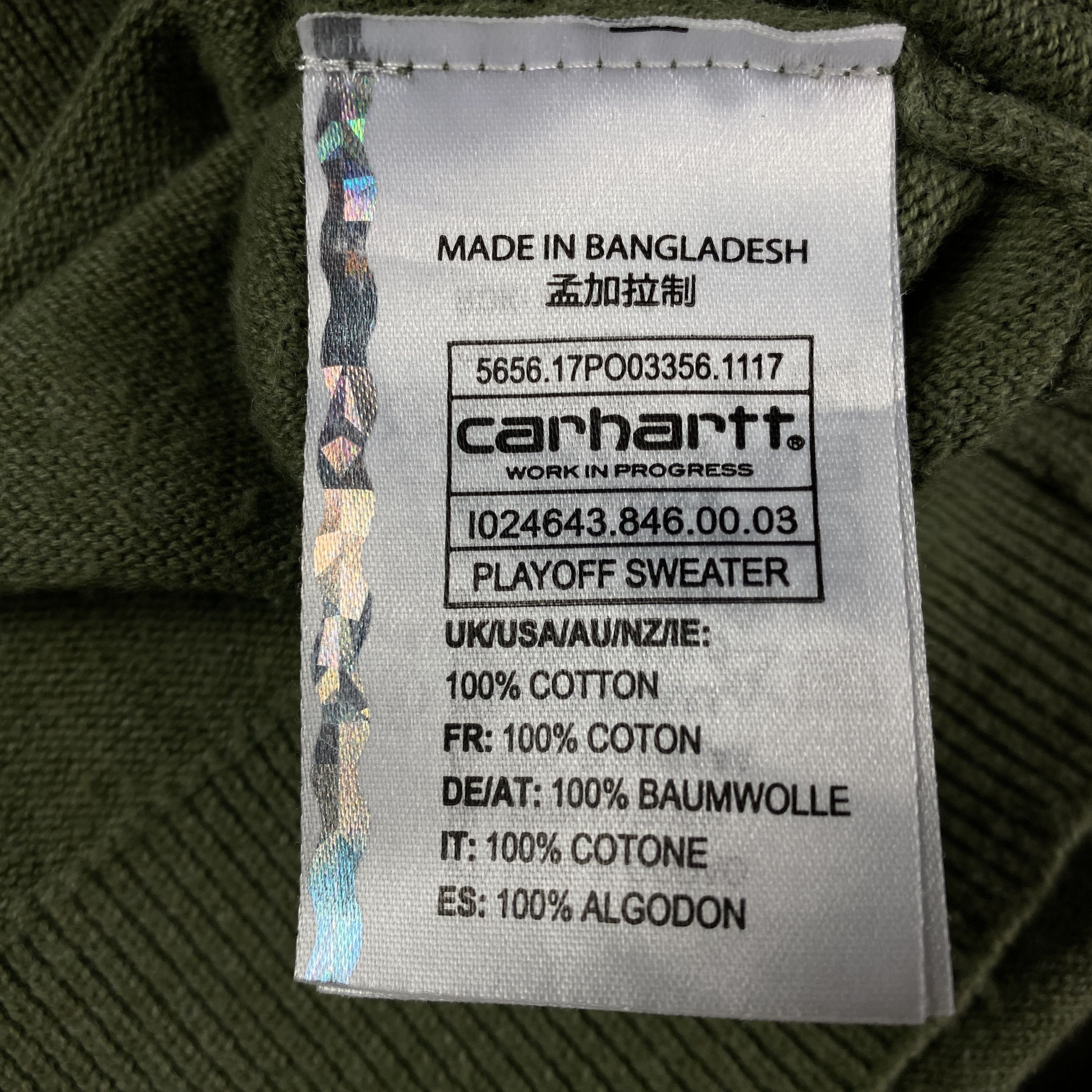 Carhartt × Carhartt Wip × Vintage Mens Long Sleeve Jumper Carhartt Vintage Size XL Size US XL / EU 56 / 4 - 5 Thumbnail