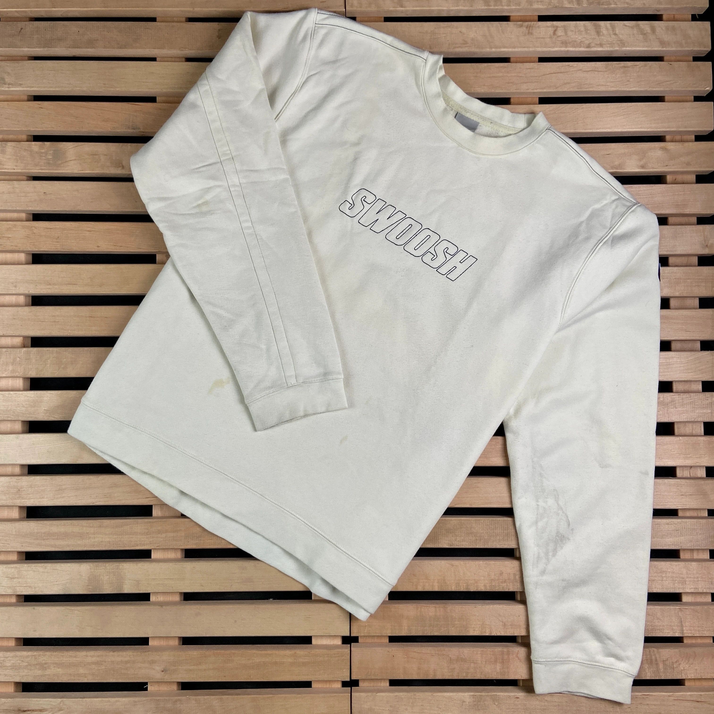Nike × Vintage Mens Sweatshirt Vintage Nike Swoosh Big Logo Size XL Size US XL / EU 56 / 4 - 1 Thumbnail