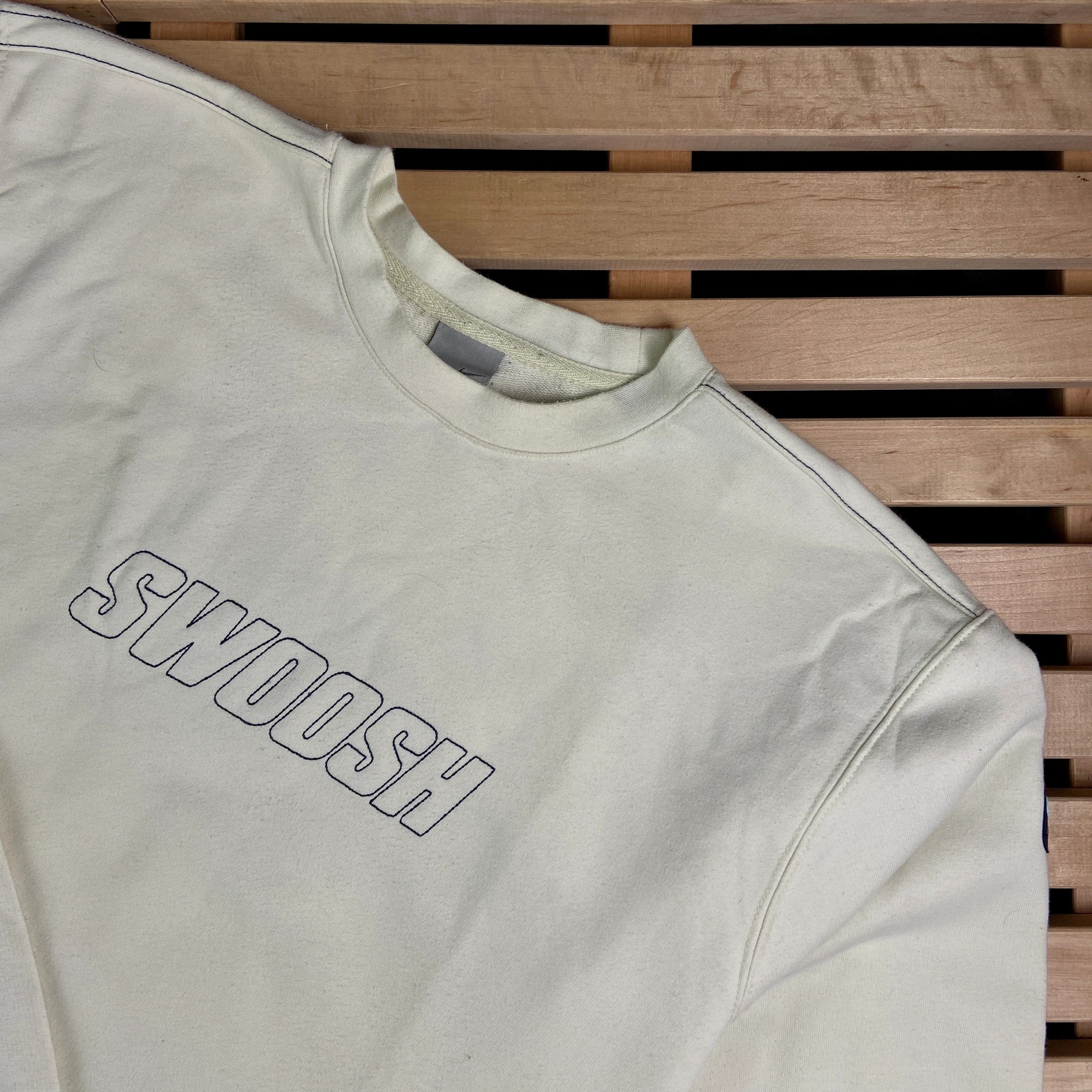 Nike × Vintage Mens Sweatshirt Vintage Nike Swoosh Big Logo Size XL Size US XL / EU 56 / 4 - 2 Thumbnail