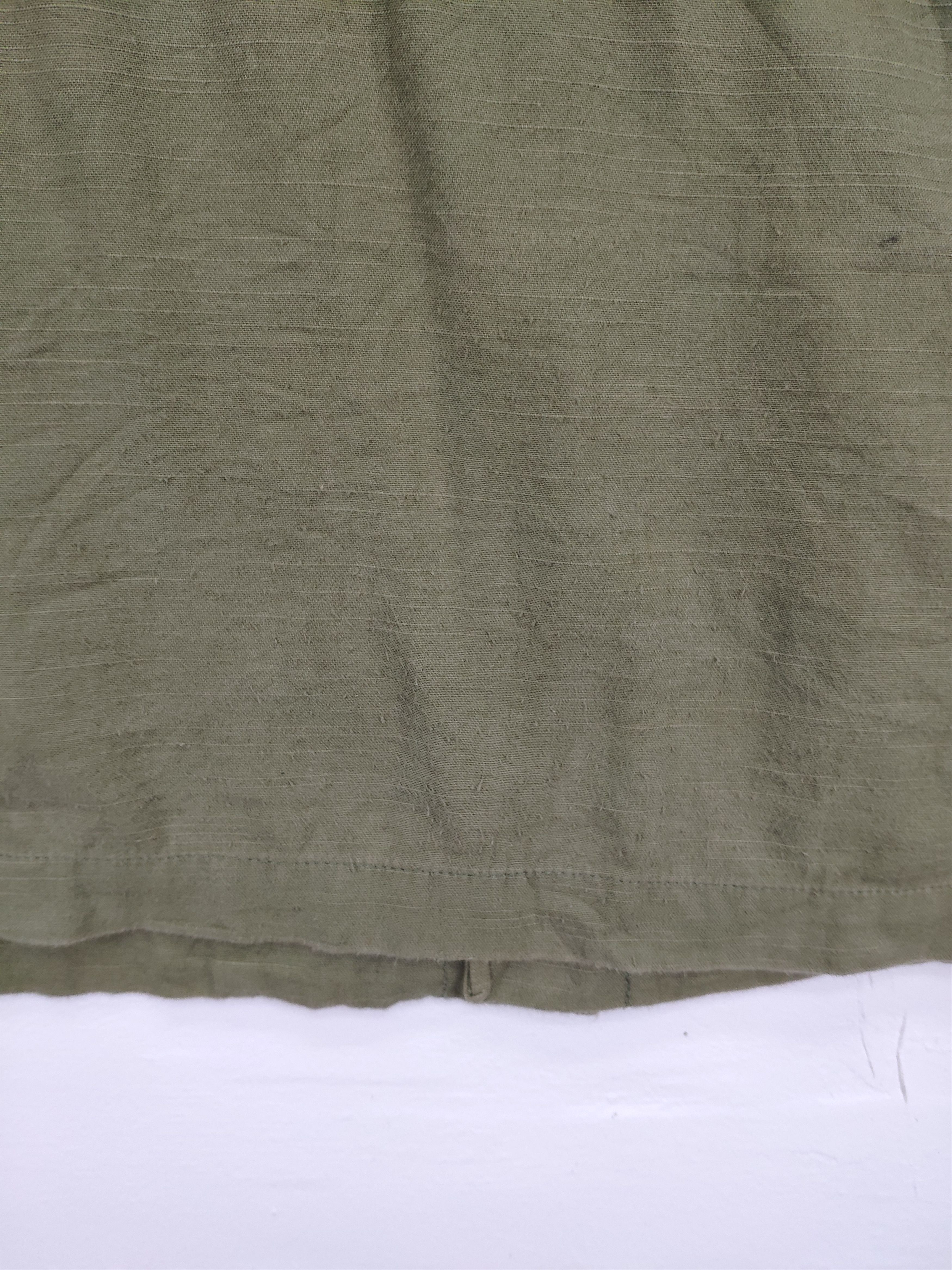 Designer × Michel Klein Michel Klein Shirt Button Up Army Style Size M / US 6-8 / IT 42-44 - 12 Thumbnail