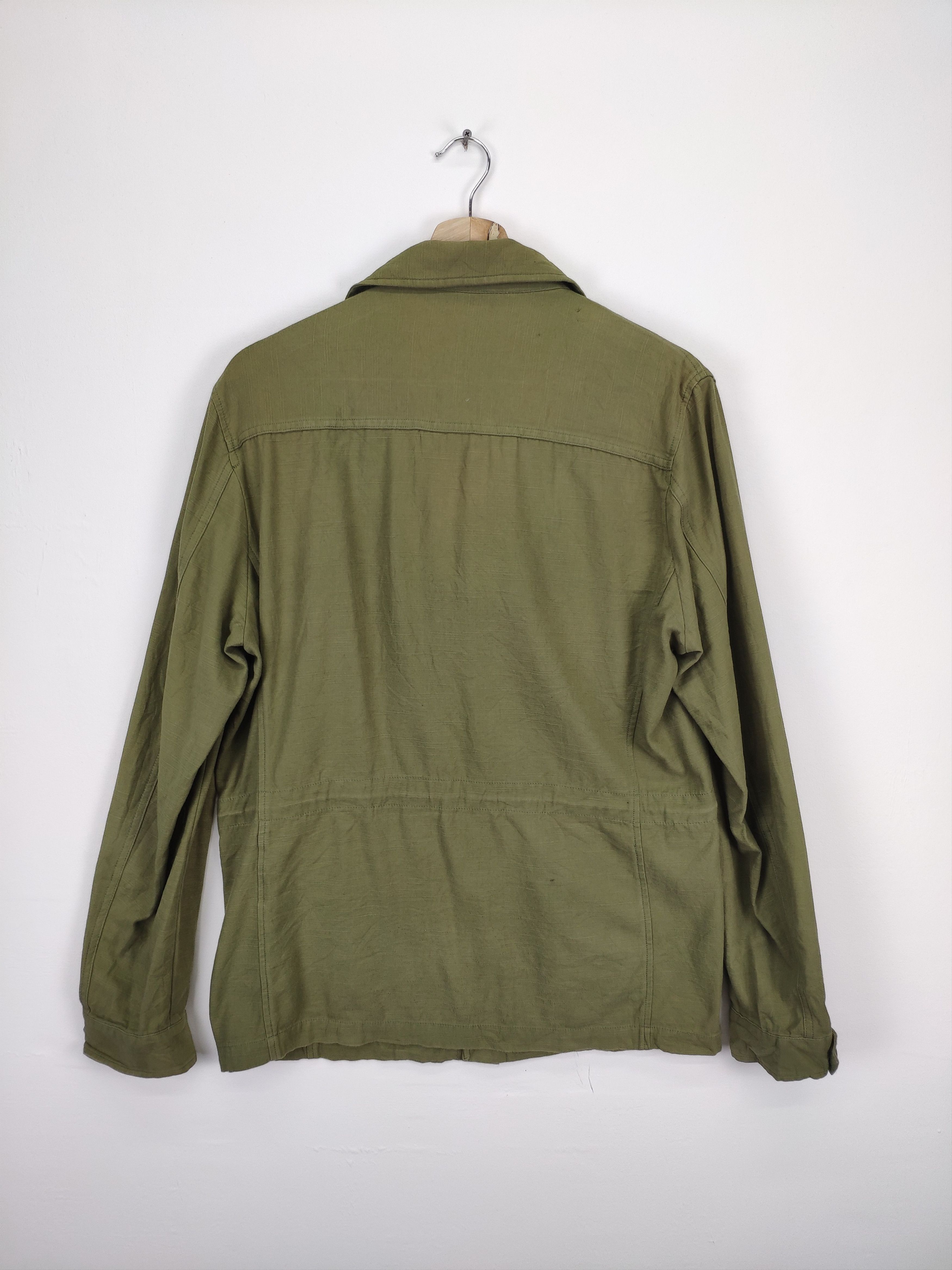 Designer × Michel Klein Michel Klein Shirt Button Up Army Style Size M / US 6-8 / IT 42-44 - 14 Thumbnail