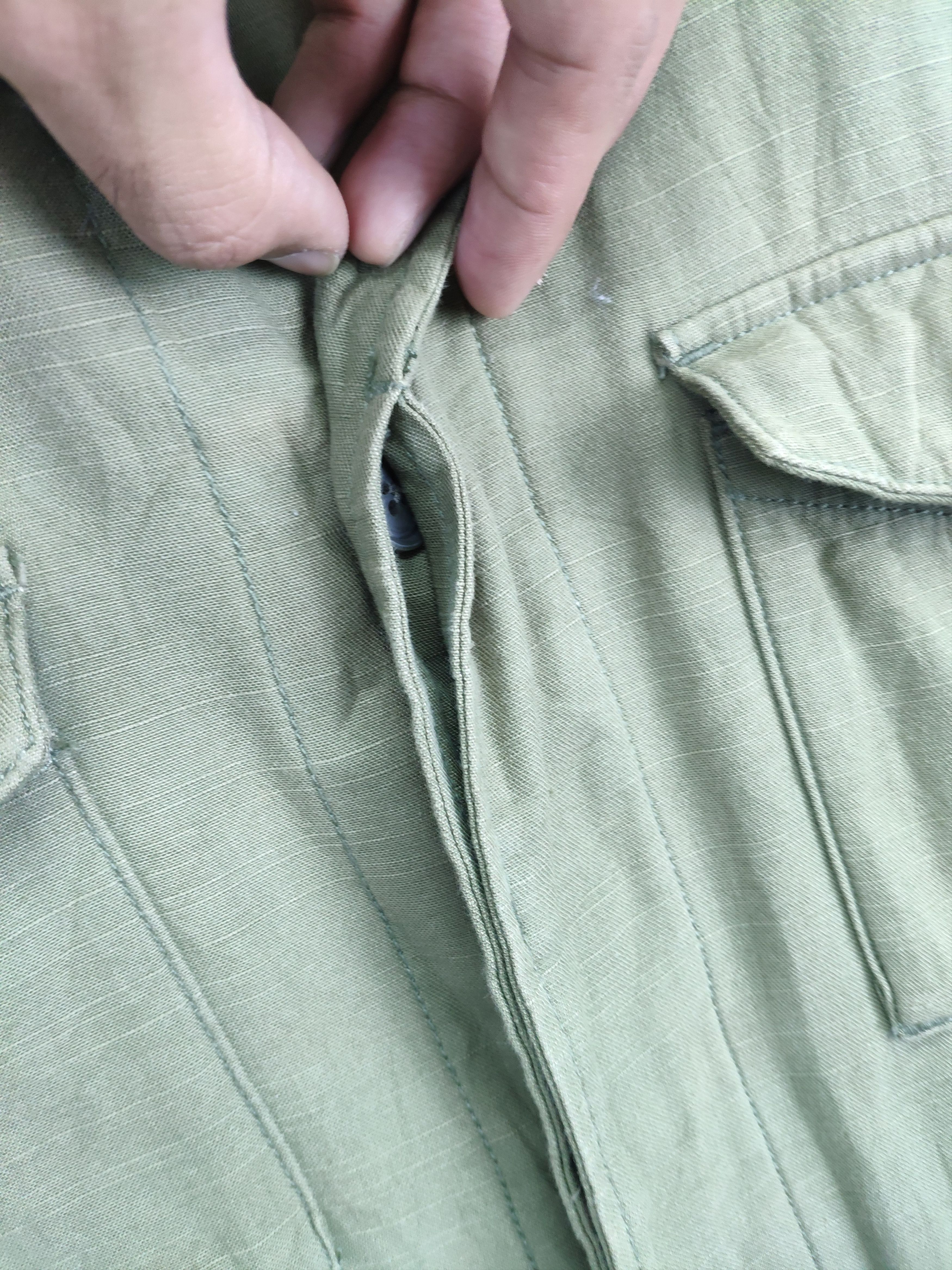 Designer × Michel Klein Michel Klein Shirt Button Up Army Style Size M / US 6-8 / IT 42-44 - 8 Thumbnail
