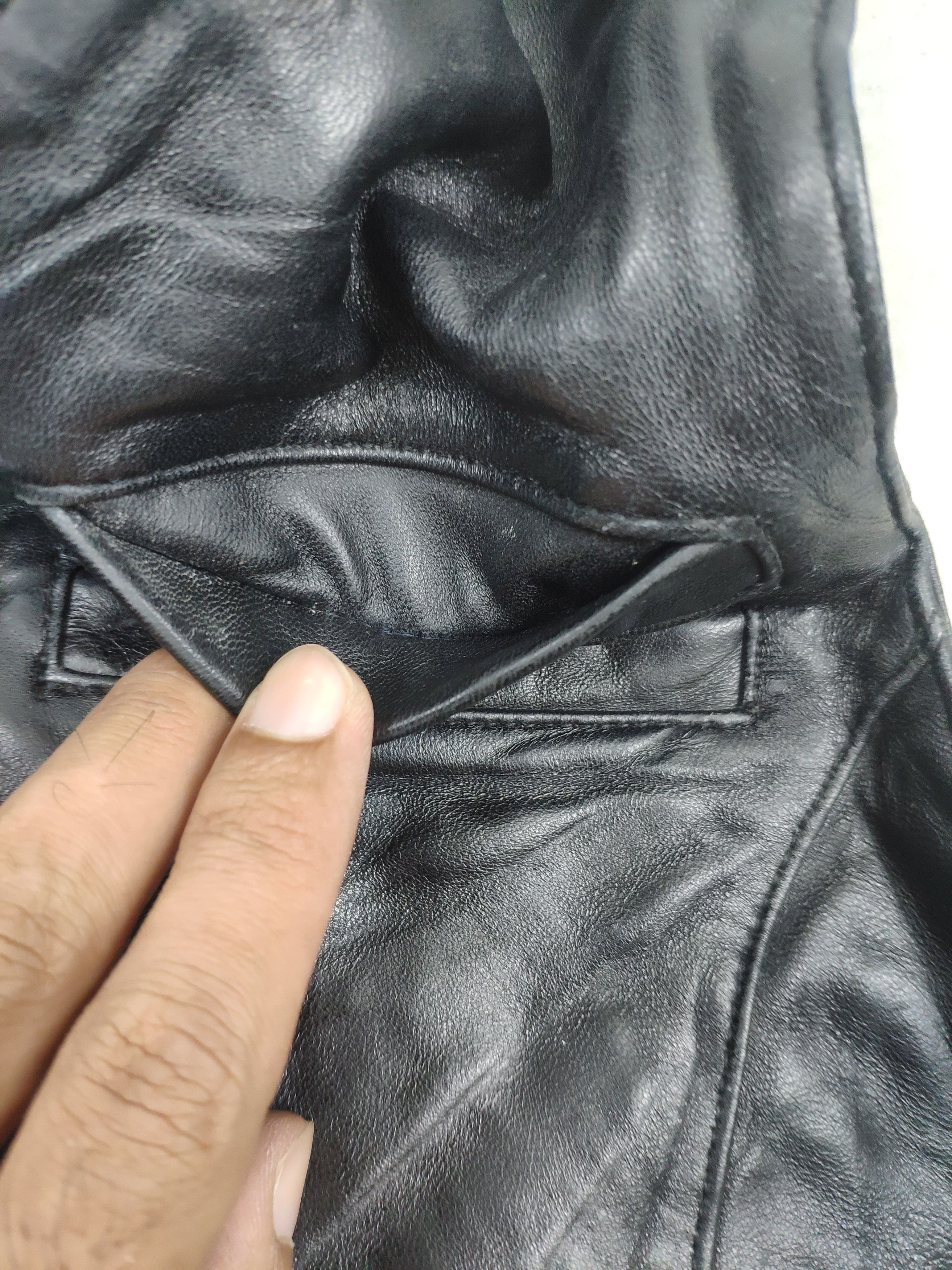Vintage Vintage Leather Vest Sheepskin by Maine Bay Size S / US 4 / IT 40 - 6 Thumbnail