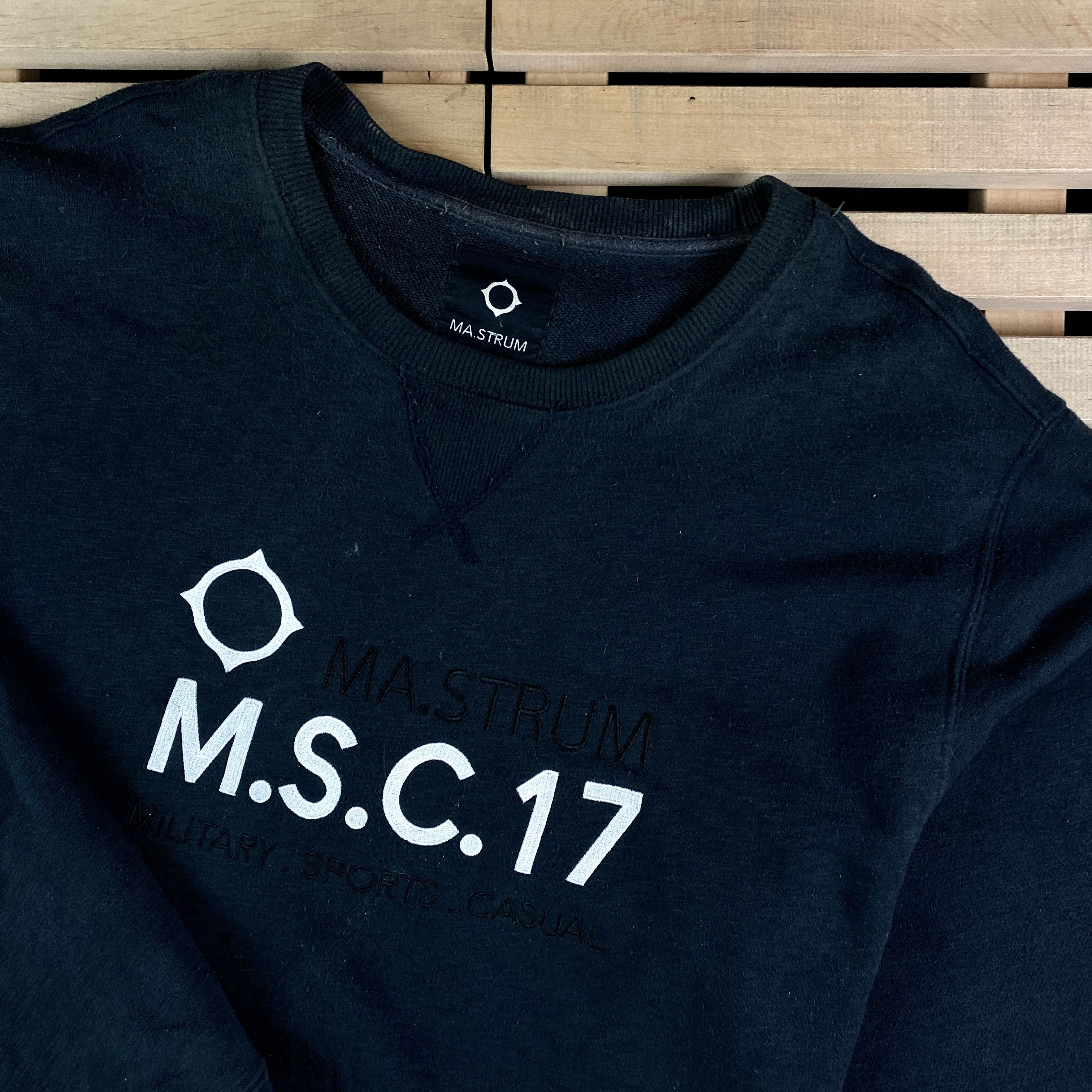 MA.STRUM × Massimo Osti × Vintage Men’s Sweatshirt Ma.Strum Vintage Big Logo Size XL Size US XL / EU 56 / 4 - 2 Thumbnail