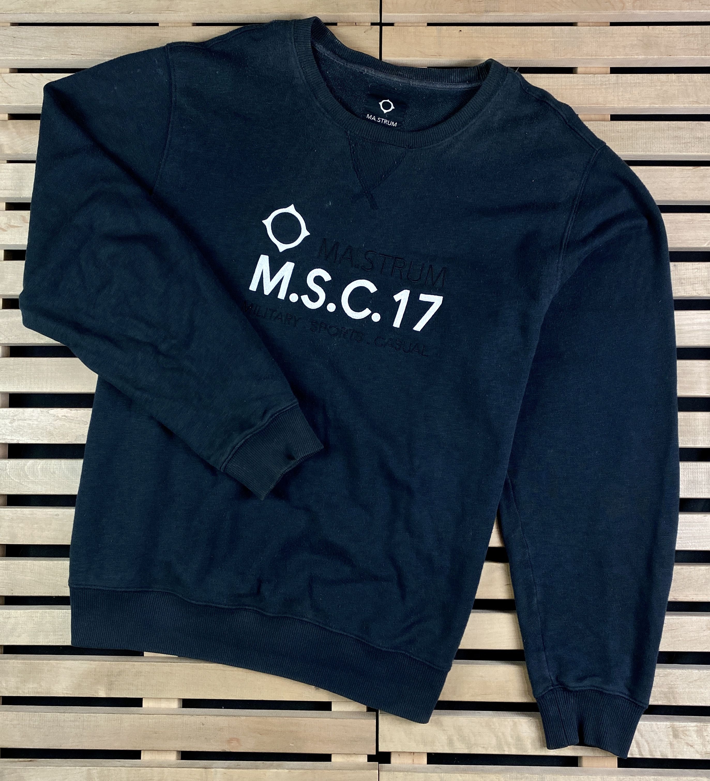 MA.STRUM × Massimo Osti × Vintage Men’s Sweatshirt Ma.Strum Vintage Big Logo Size XL Size US XL / EU 56 / 4 - 1 Thumbnail