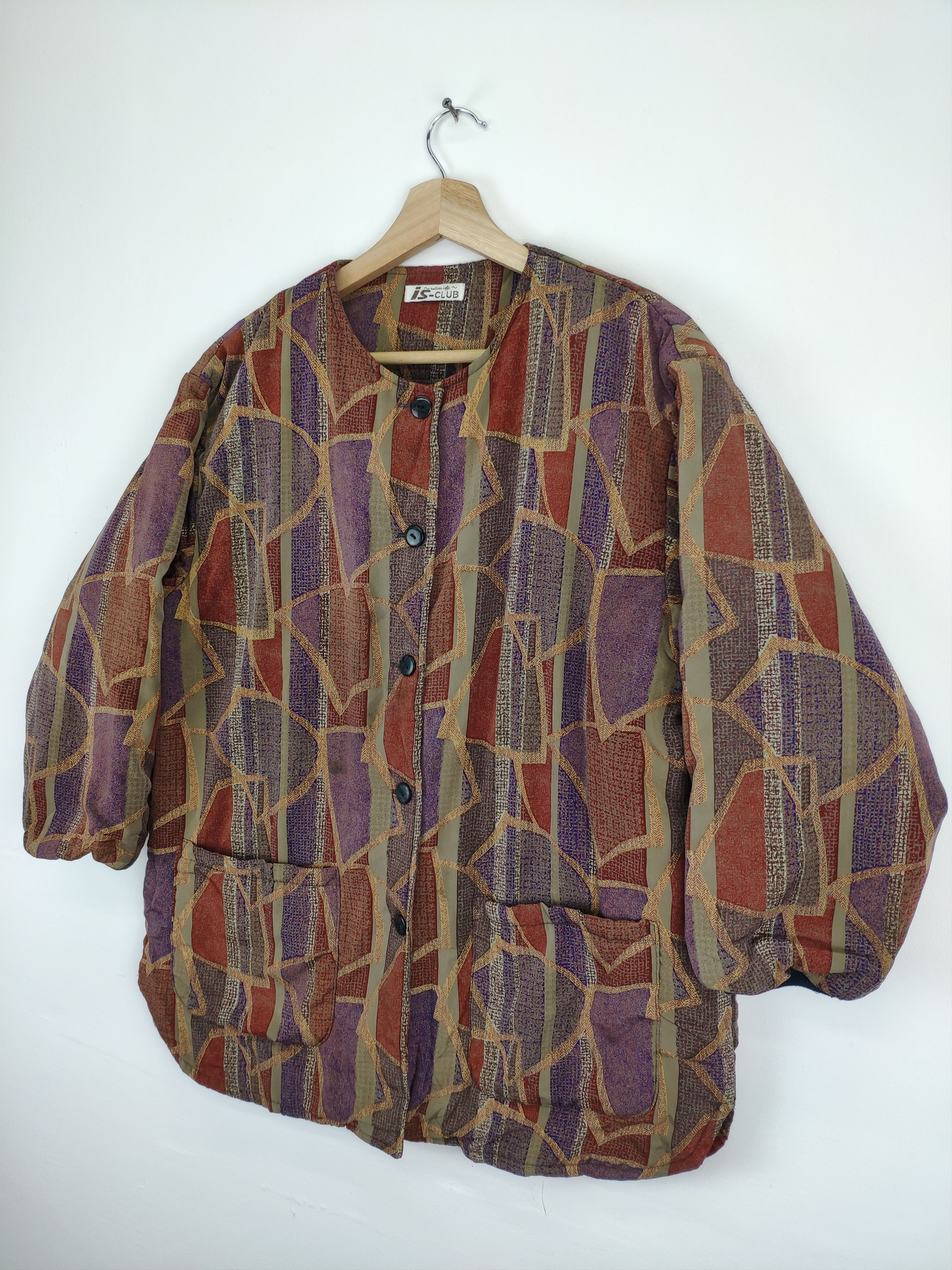 Japanese Brand OFFER💥 Vintage Cardigan Art Motif by IS Club Size M / US 6-8 / IT 42-44 - 2 Thumbnail
