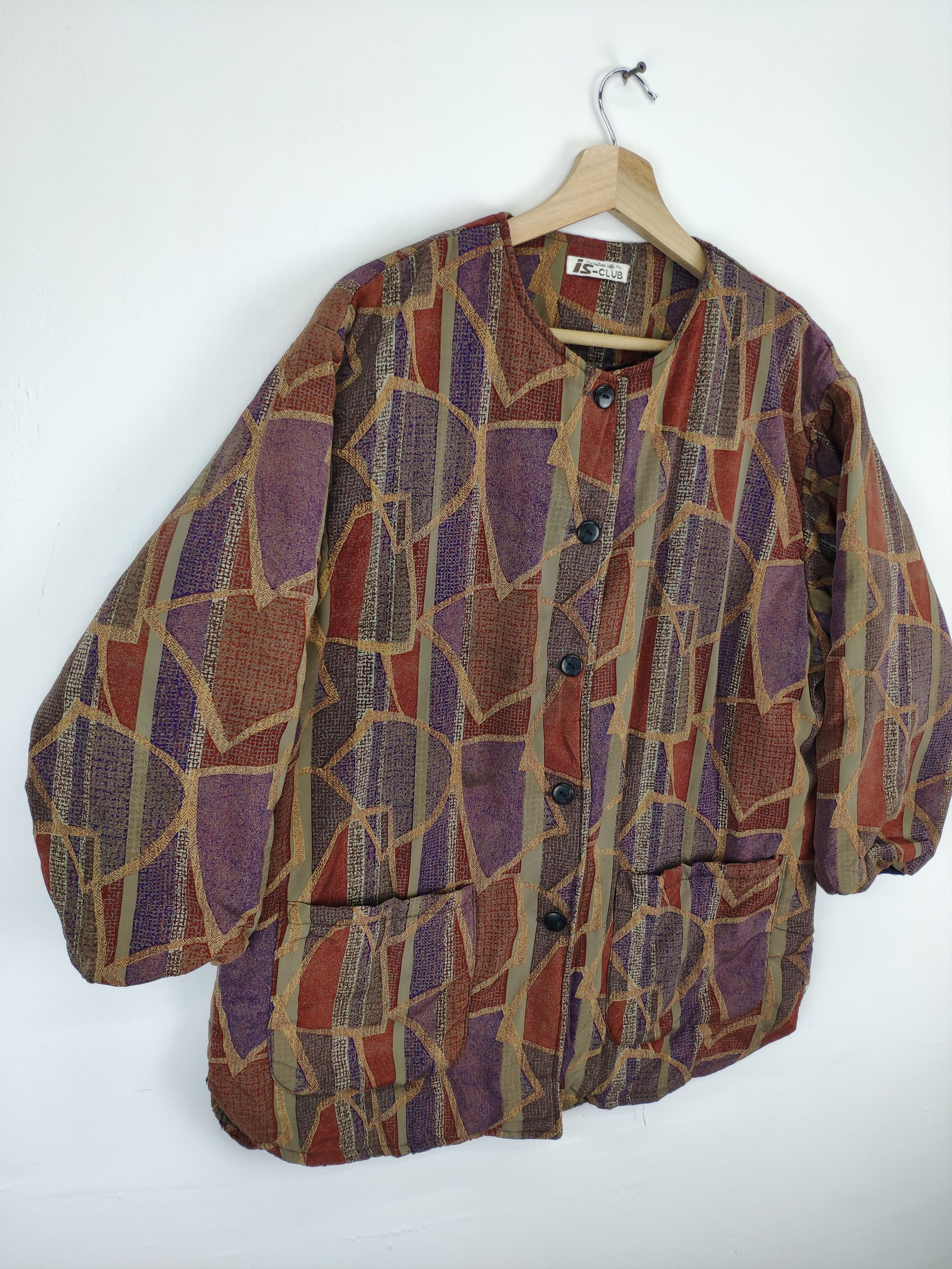 Japanese Brand OFFER💥 Vintage Cardigan Art Motif by IS Club Size M / US 6-8 / IT 42-44 - 3 Thumbnail