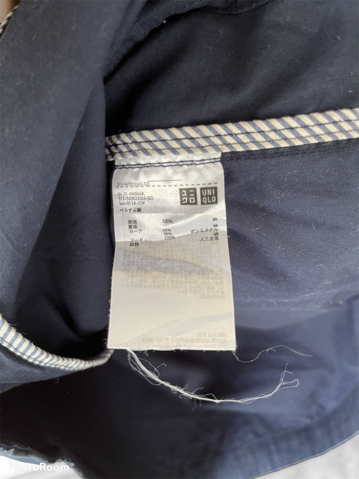 Japanese Brand UNIQLO DARK BLUE SIZE XL JACKET HOODED JAPAN Size US XL / EU 56 / 4 - 4 Thumbnail