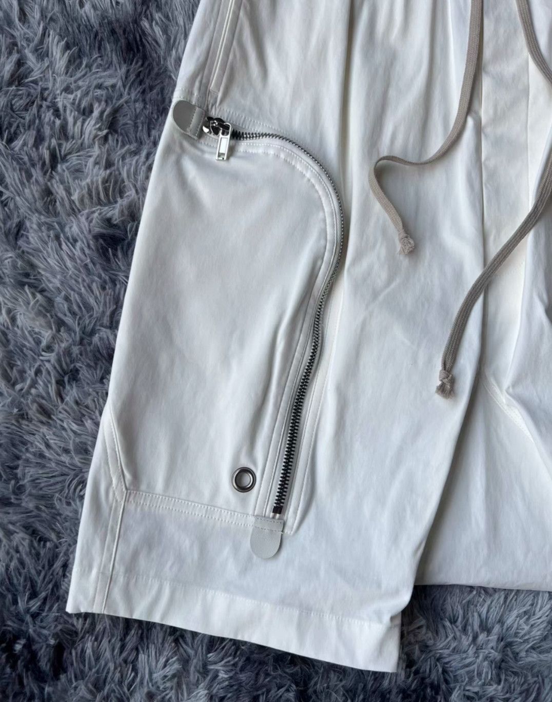 Rick Owens Rick Owens White zip up shorts Size US 32 / EU 48 - 3 Thumbnail