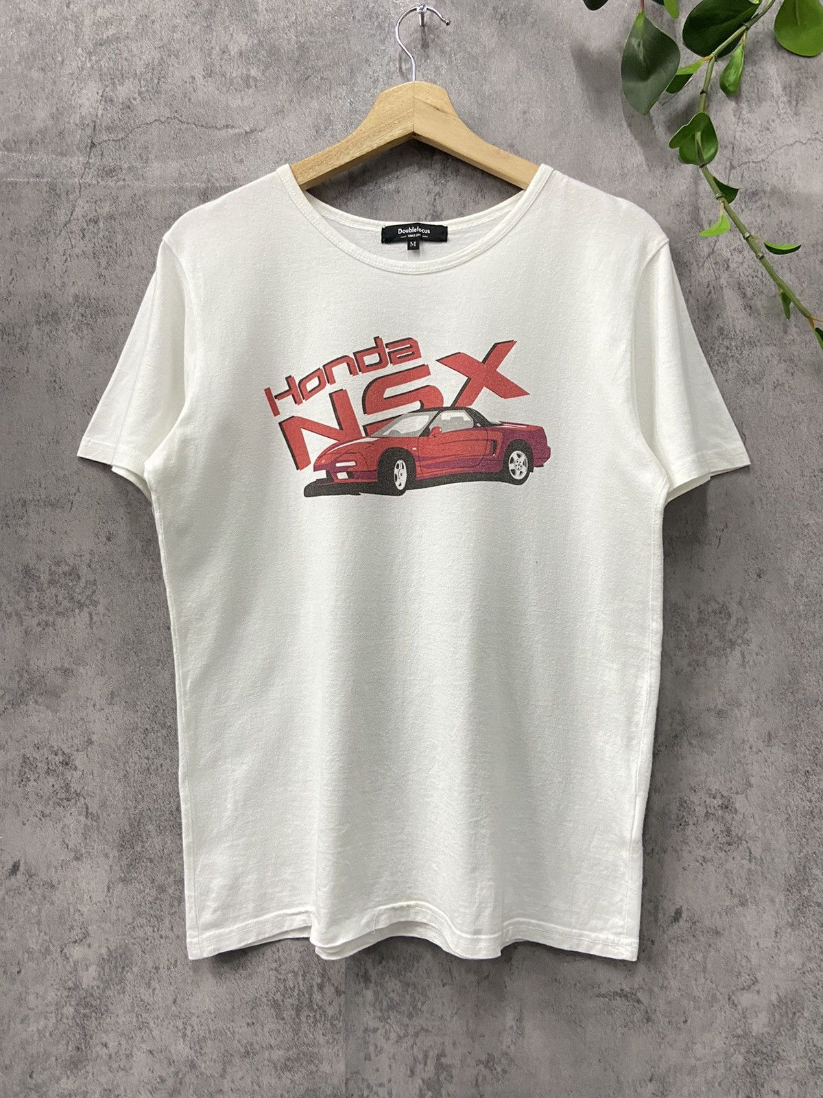image of Honda Nsx Official Licensed Lagendary Car Tshirt in White, Men's (Size Medium)
