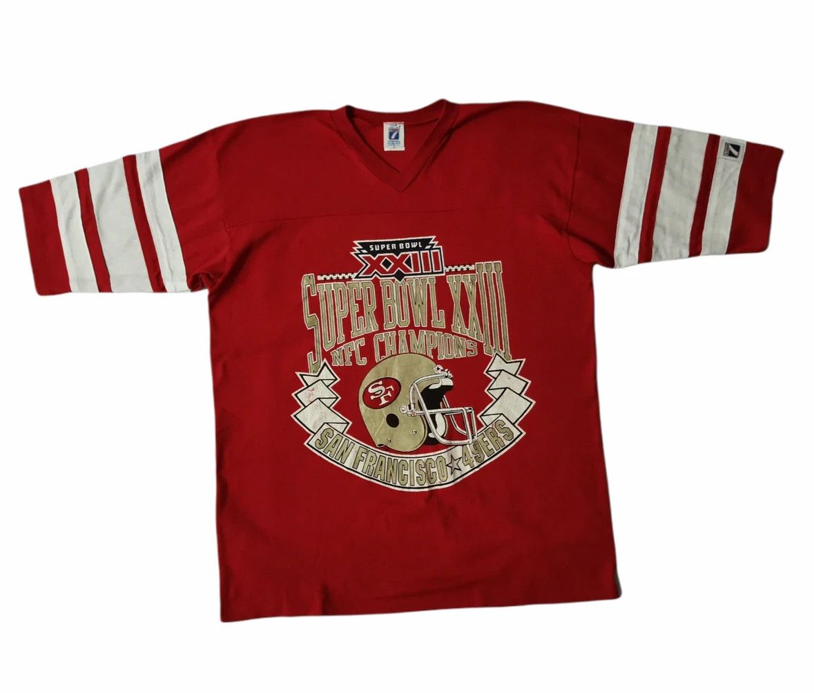 NFL Vintage Super Bowl XXIII San Francisco 49ERS Tee Size US XL / EU 56 / 4 - 2 Thumbnail