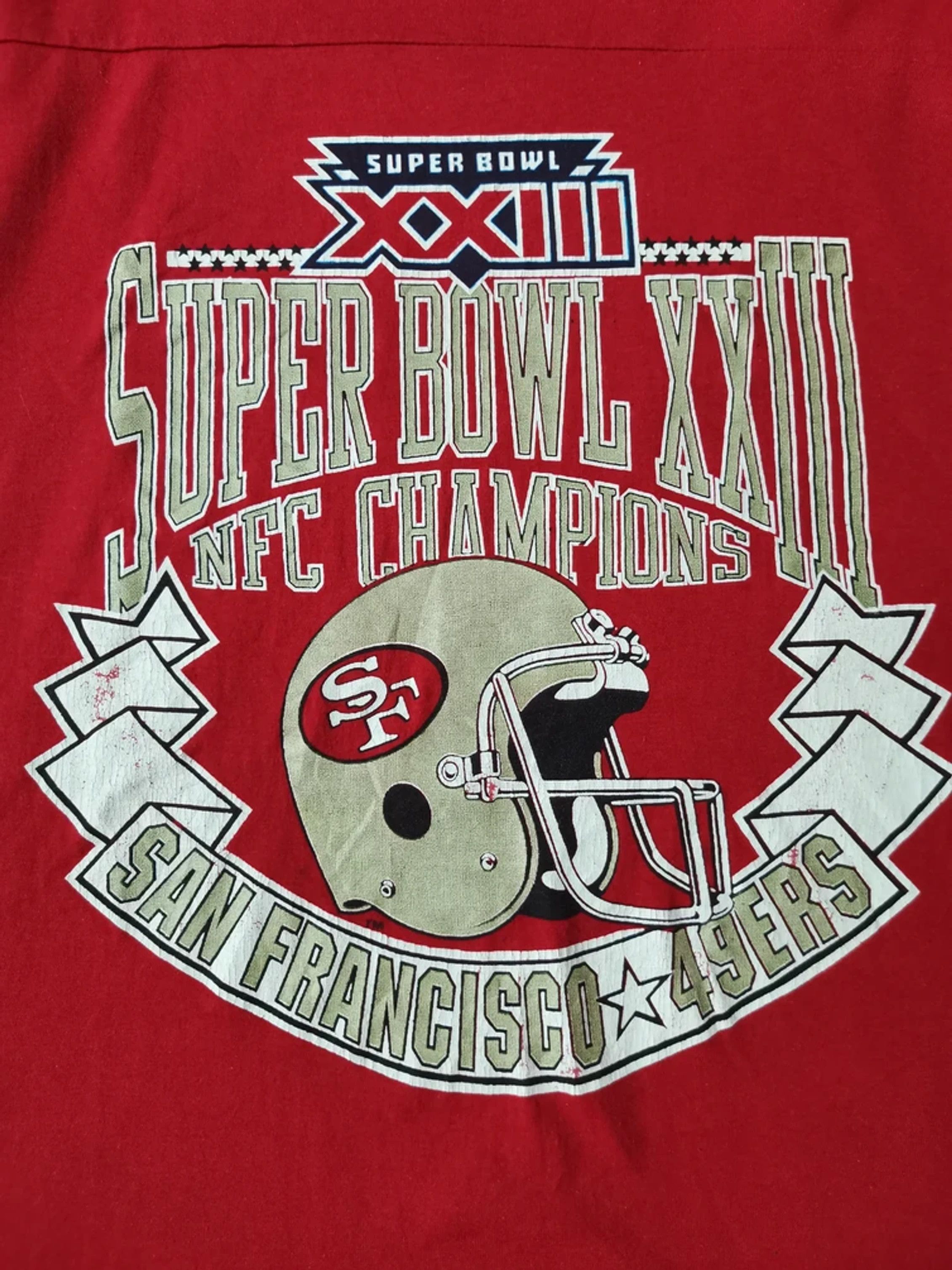 NFL Vintage Super Bowl XXIII San Francisco 49ERS Tee Size US XL / EU 56 / 4 - 3 Thumbnail