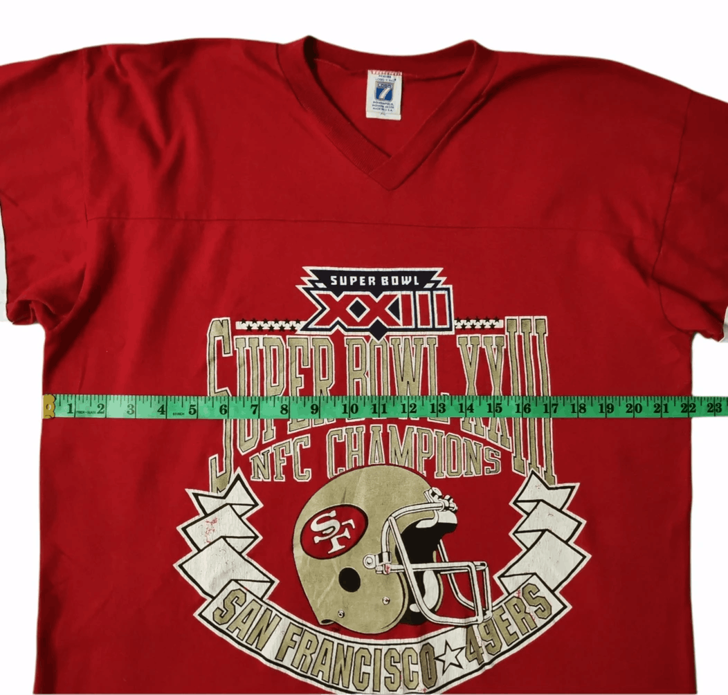 NFL Vintage Super Bowl XXIII San Francisco 49ERS Tee Size US XL / EU 56 / 4 - 6 Thumbnail