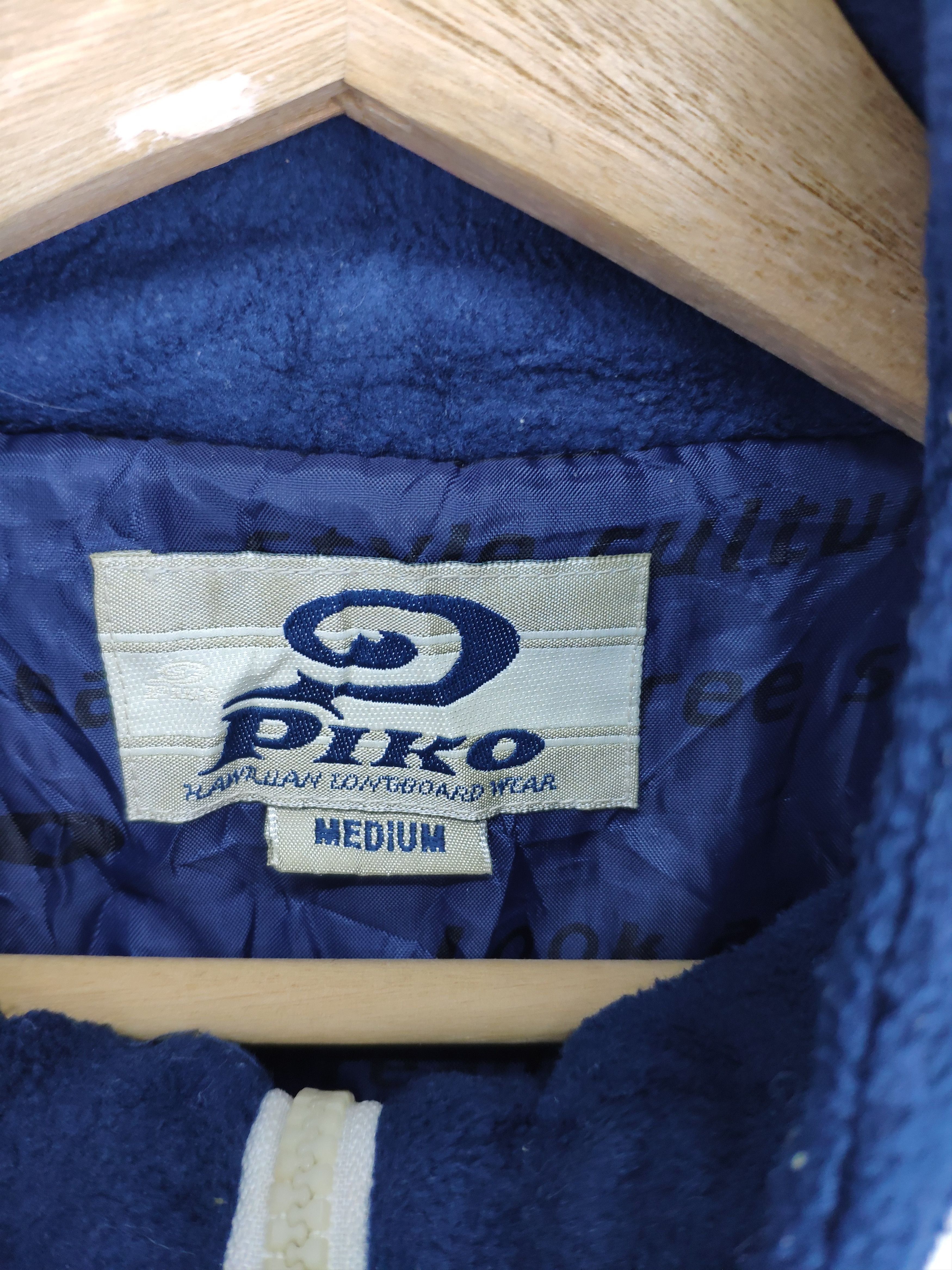 Japanese Brand × Vintage Vintage Piko Fleece Jacket Surf Hawaii Size US M / EU 48-50 / 2 - 14 Thumbnail