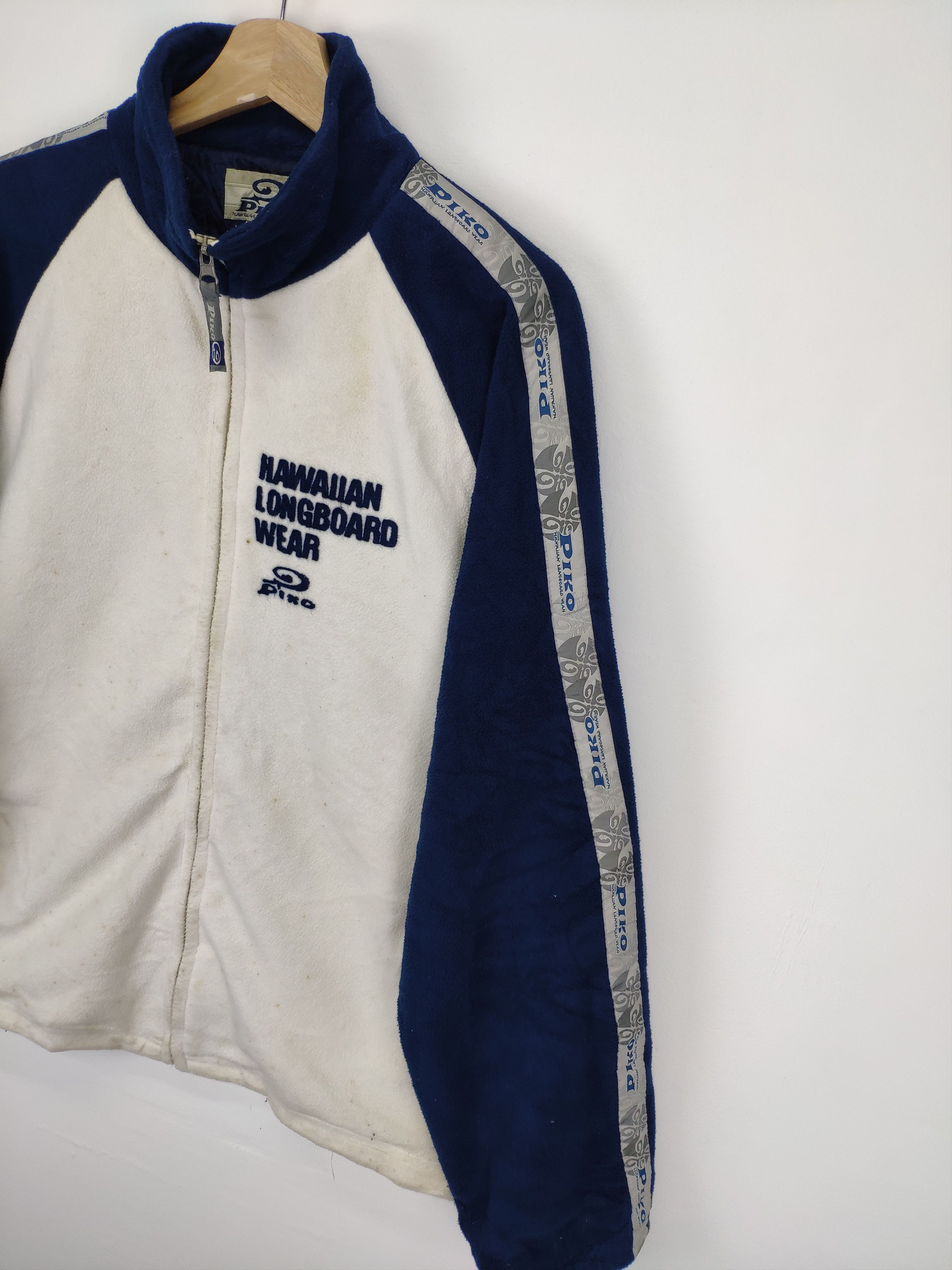 Japanese Brand × Vintage Vintage Piko Fleece Jacket Surf Hawaii Size US M / EU 48-50 / 2 - 8 Thumbnail