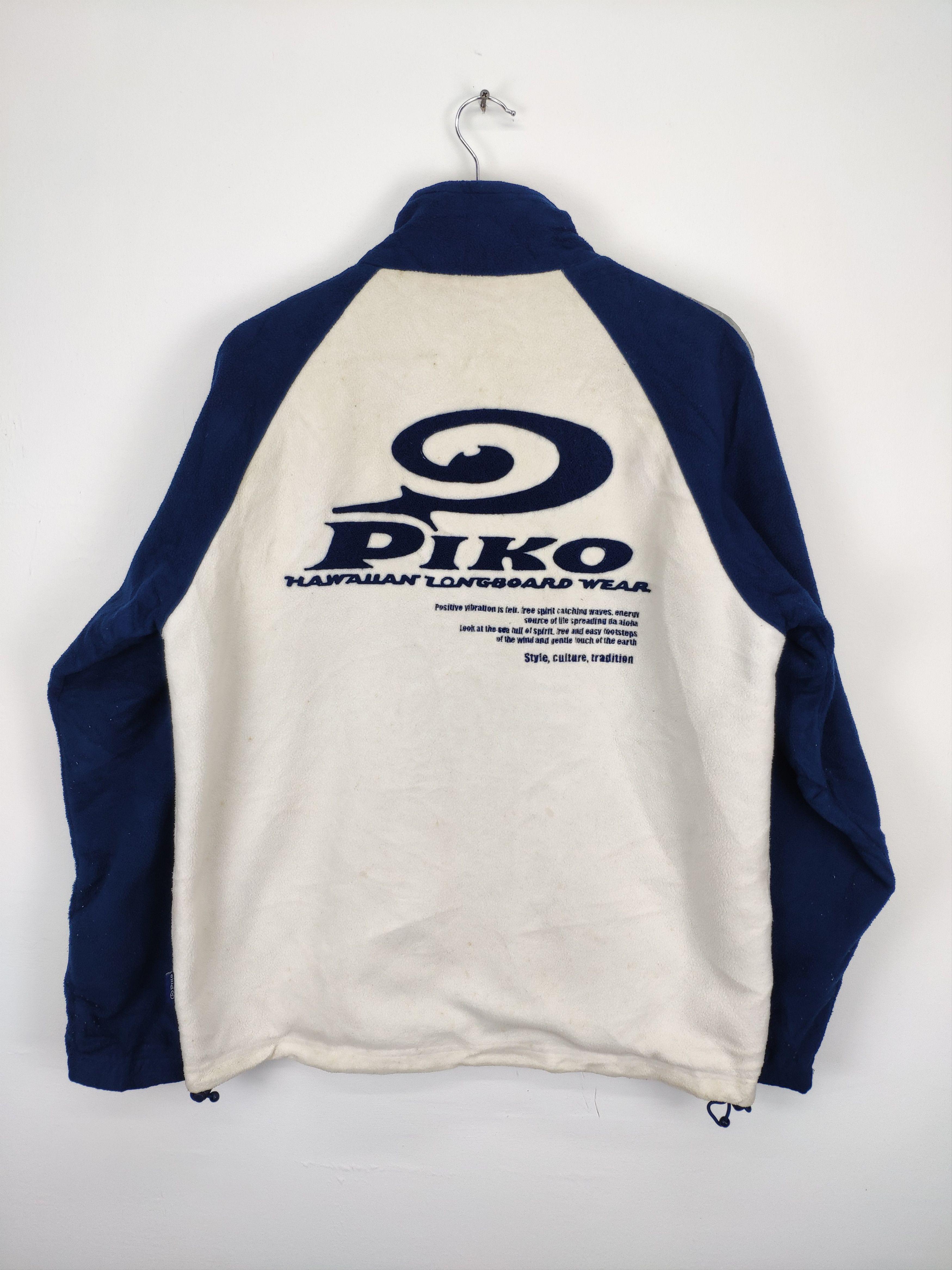 Japanese Brand × Vintage Vintage Piko Fleece Jacket Surf Hawaii Size US M / EU 48-50 / 2 - 17 Thumbnail
