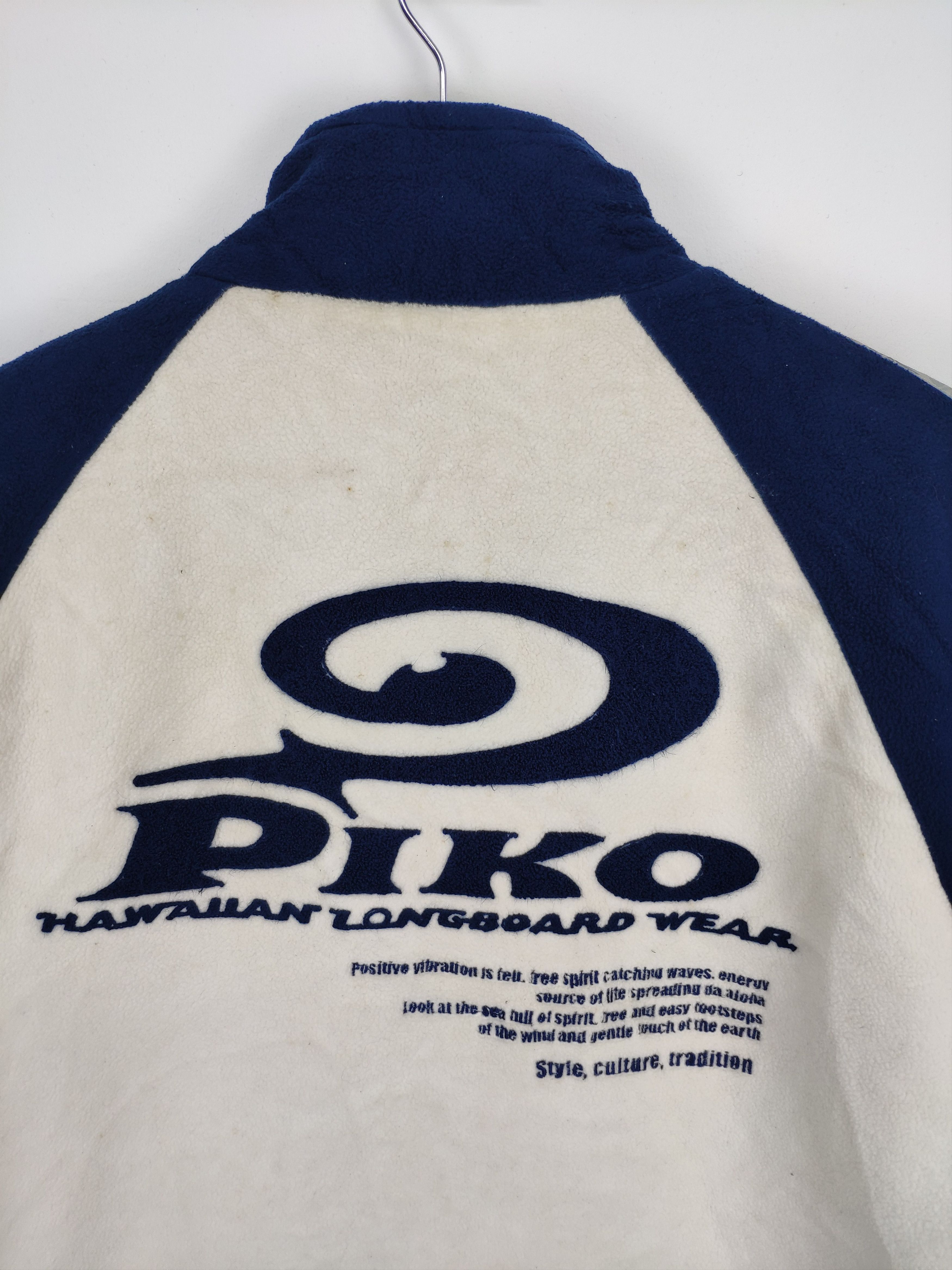 Japanese Brand × Vintage Vintage Piko Fleece Jacket Surf Hawaii Size US M / EU 48-50 / 2 - 16 Thumbnail