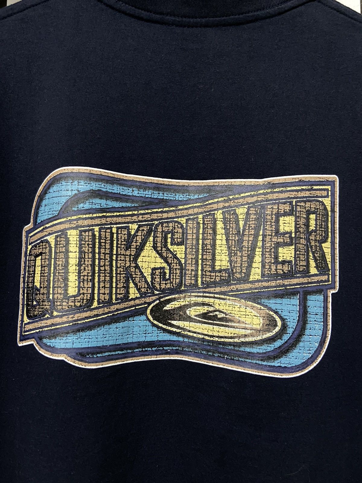 Quicksilver Vintage 90’s Quicksilver Back Hint Tshirt Size US L / EU 52-54 / 3 - 4 Thumbnail