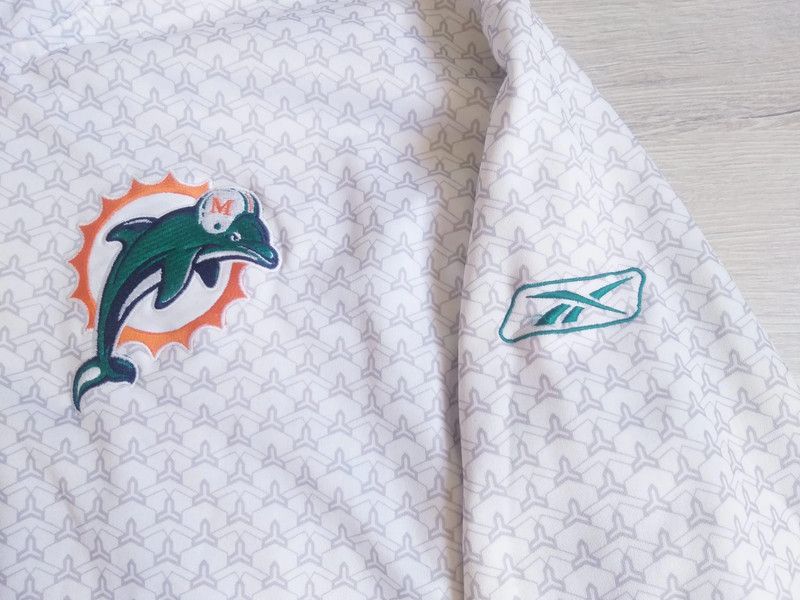 NFL Reebok Miami Dolphins NFL Full Zip Hoodie Y2K Size US XL / EU 56 / 4 - 3 Thumbnail