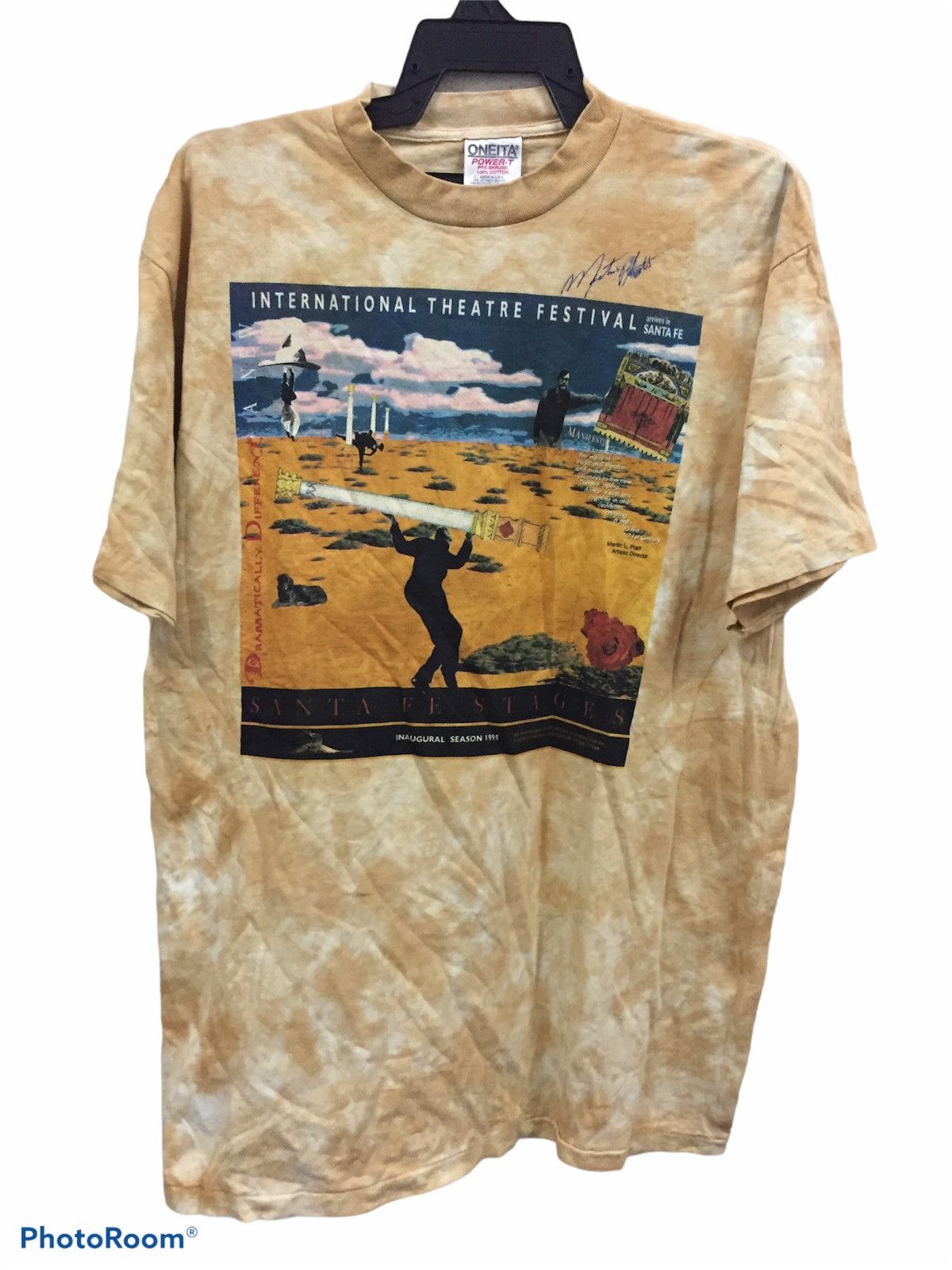 image of Band Tees x Made In USA Vintage International Theatre Festival in Orange, Men's (Size Large)
