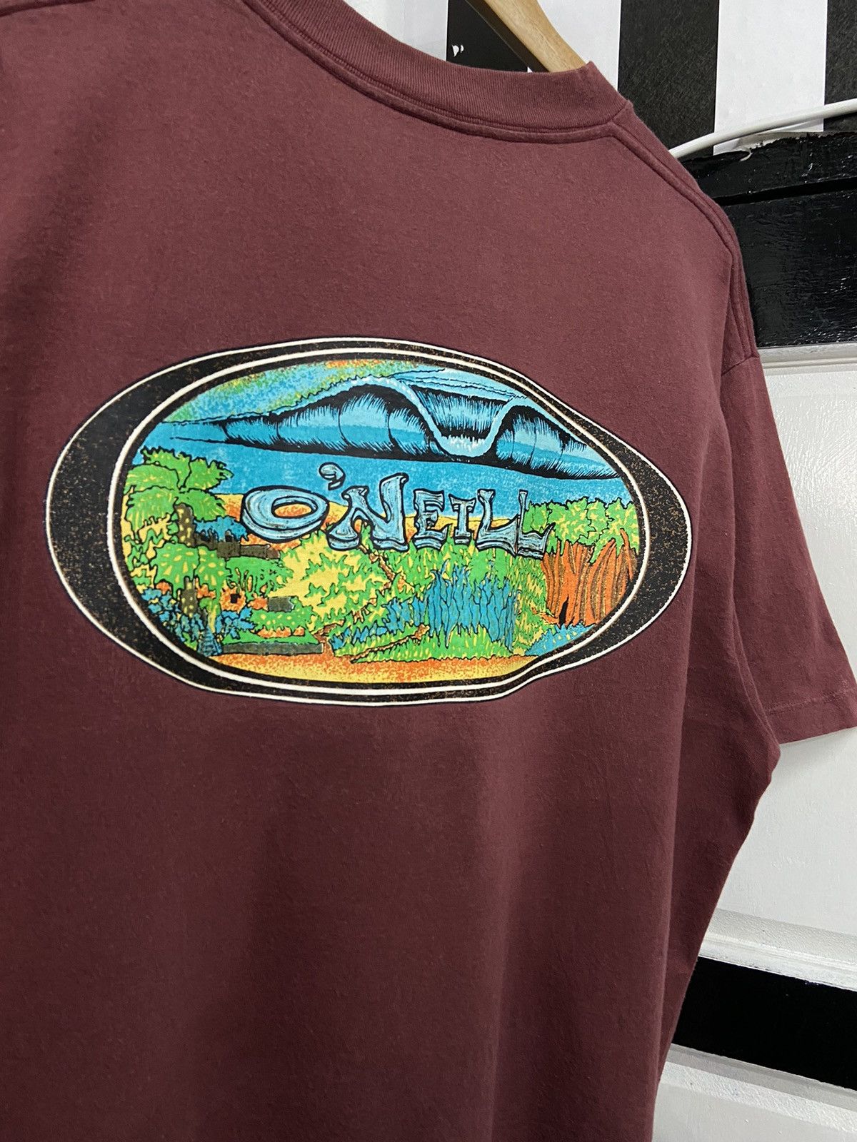O'Neill Vintage 90’s Oneill Art Back Hint Tshirt Size US L / EU 52-54 / 3 - 6 Thumbnail