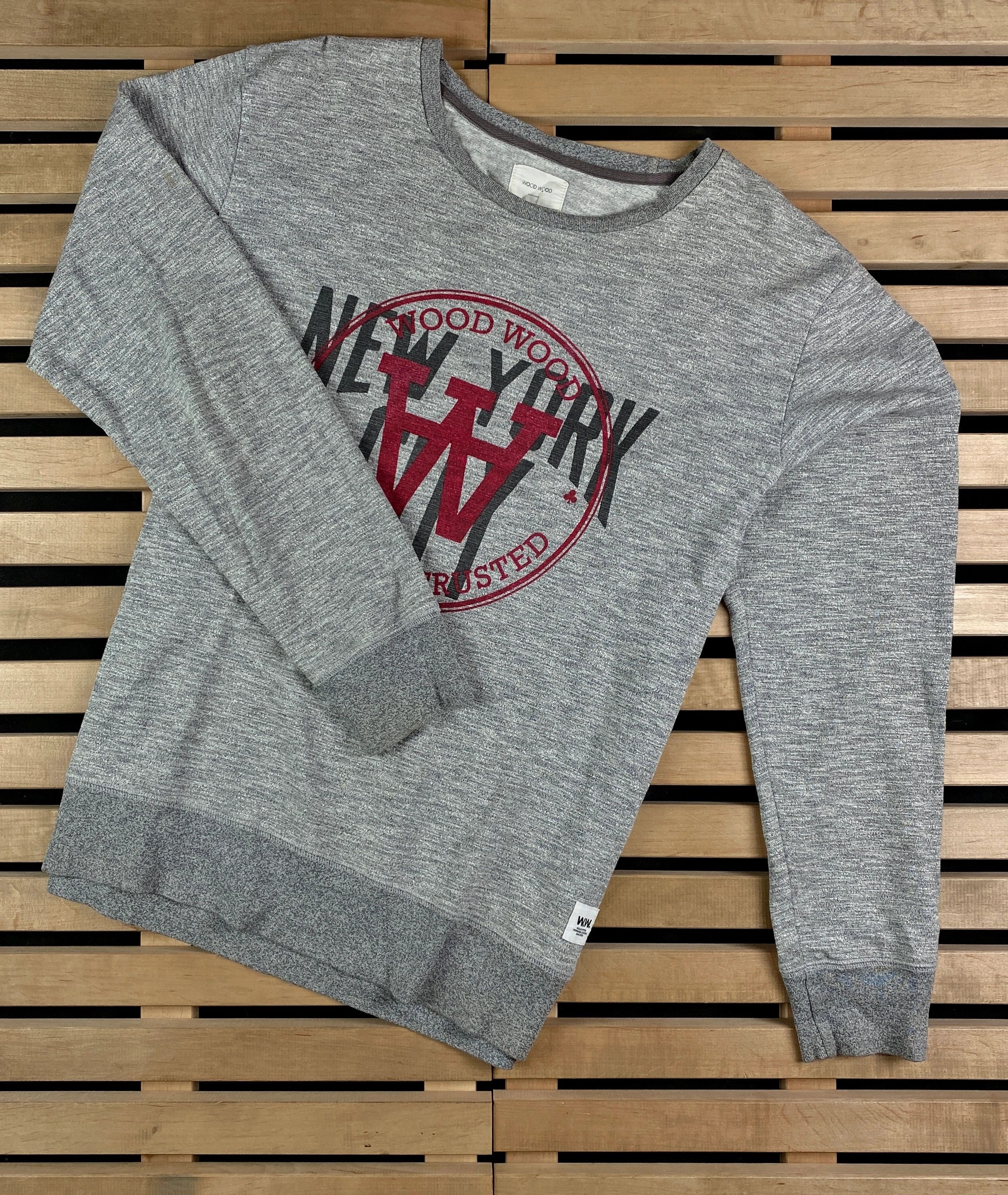 Mens Sweatshirt Wood Wood Size XL