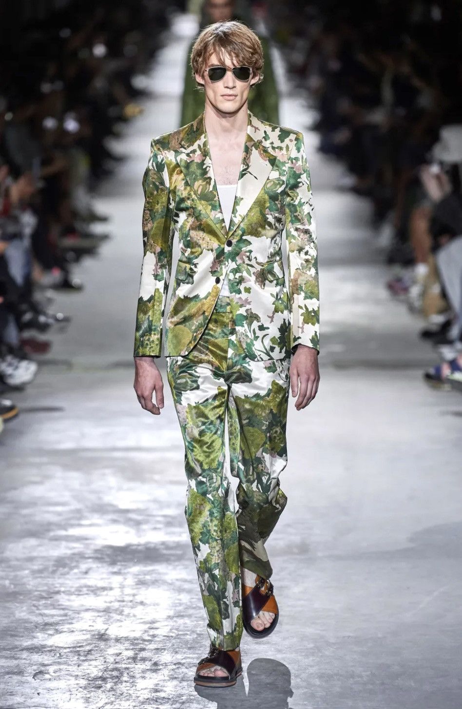 Dries Van Noten dries van noten runway summer 2020 printed pants 46 Size US 29 - 1 Thumbnail