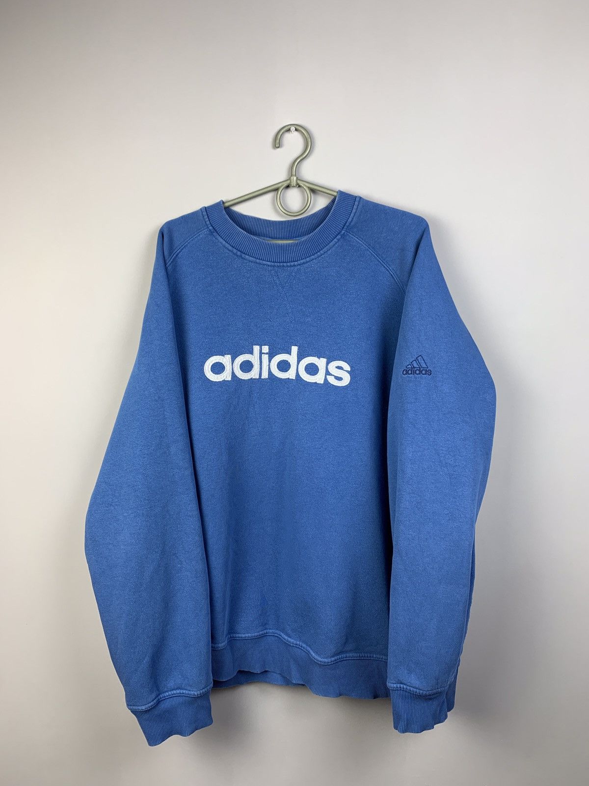 Adidas × Vintage Adidas vintage blue sweatshirt Size US XXL / EU 58 / 5 - 1 Thumbnail