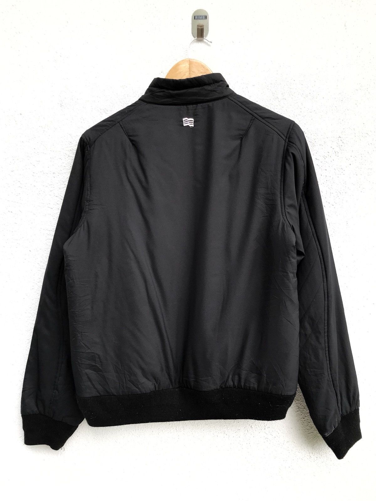 Adidas Quilted Adidas Black Half Zipper Pullover Jacket Size US L / EU 52-54 / 3 - 3 Thumbnail