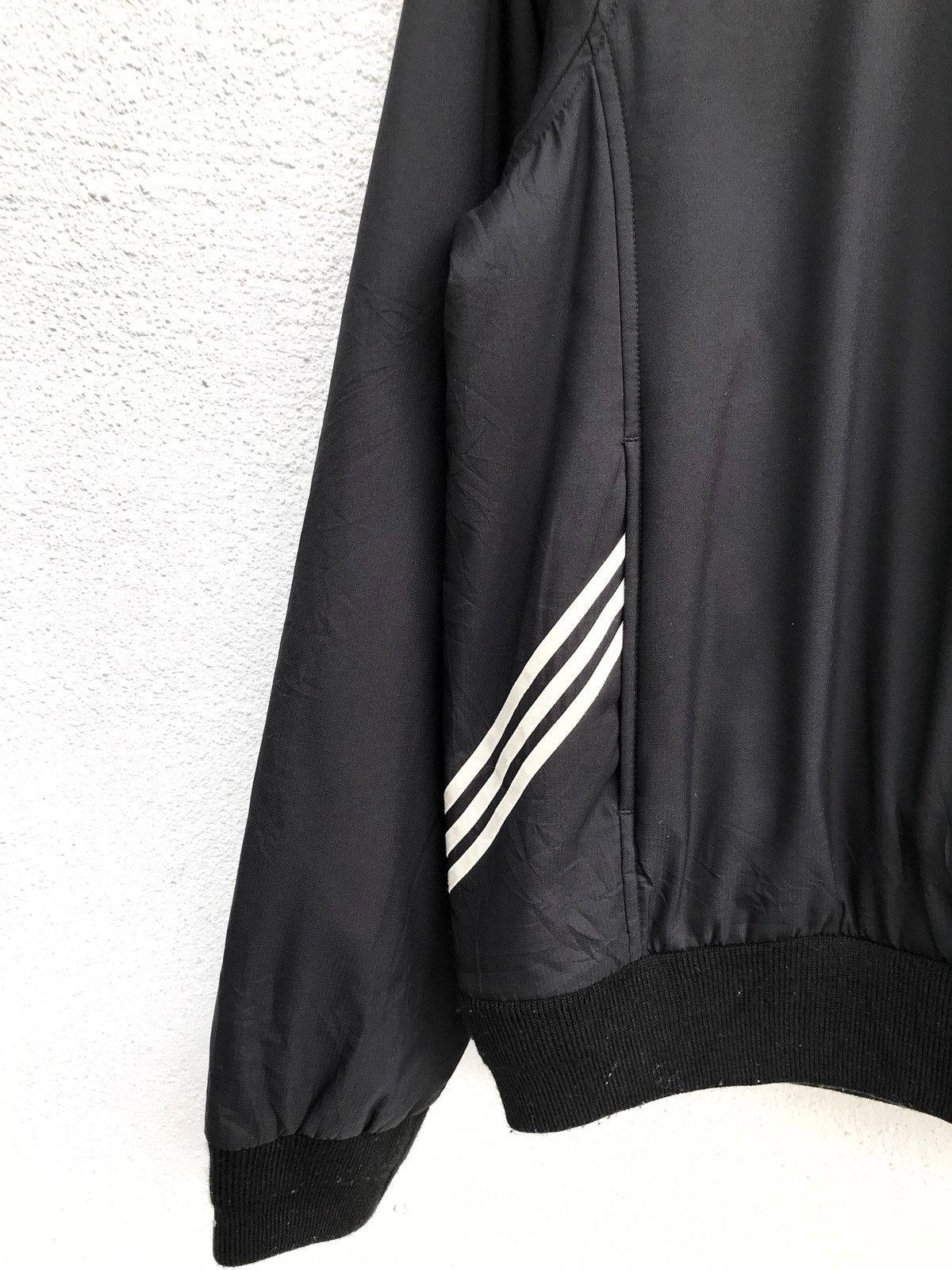 Adidas Quilted Adidas Black Half Zipper Pullover Jacket Size US L / EU 52-54 / 3 - 2 Thumbnail