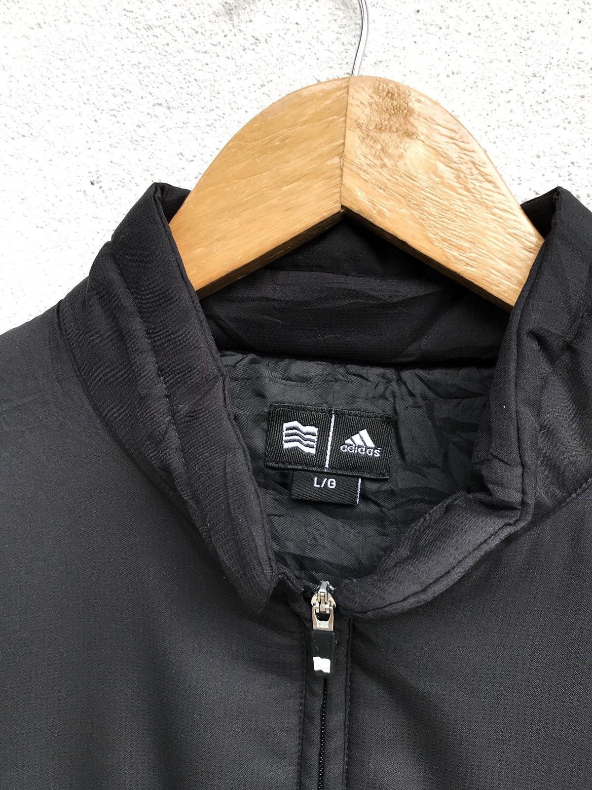 Adidas Quilted Adidas Black Half Zipper Pullover Jacket Size US L / EU 52-54 / 3 - 6 Thumbnail