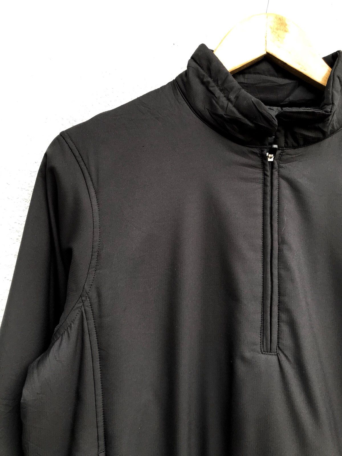 Adidas Quilted Adidas Black Half Zipper Pullover Jacket Size US L / EU 52-54 / 3 - 4 Thumbnail