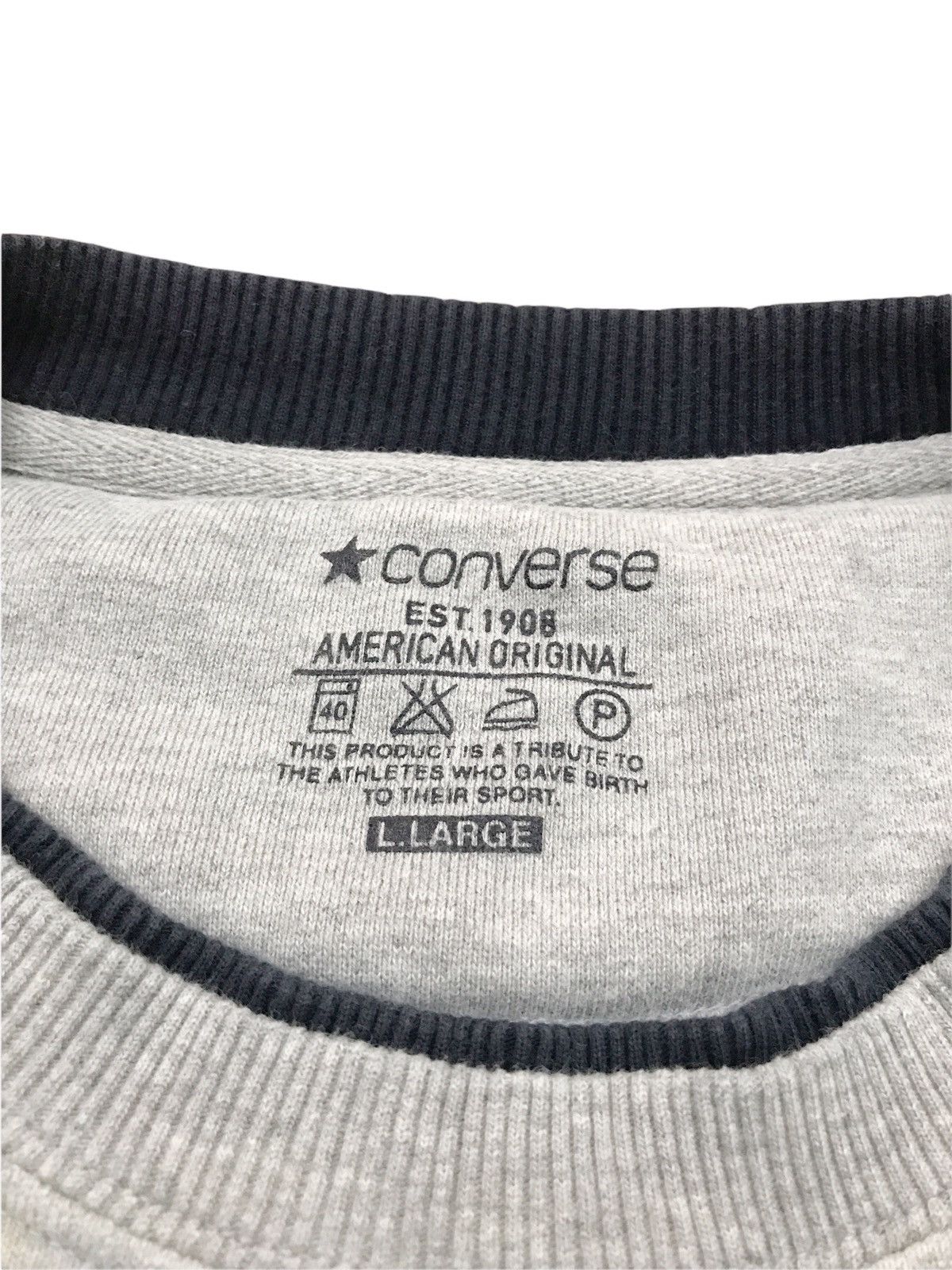 Converse × Vintage Vintage Converse Sweatshirt Size US L / EU 52-54 / 3 - 5 Thumbnail