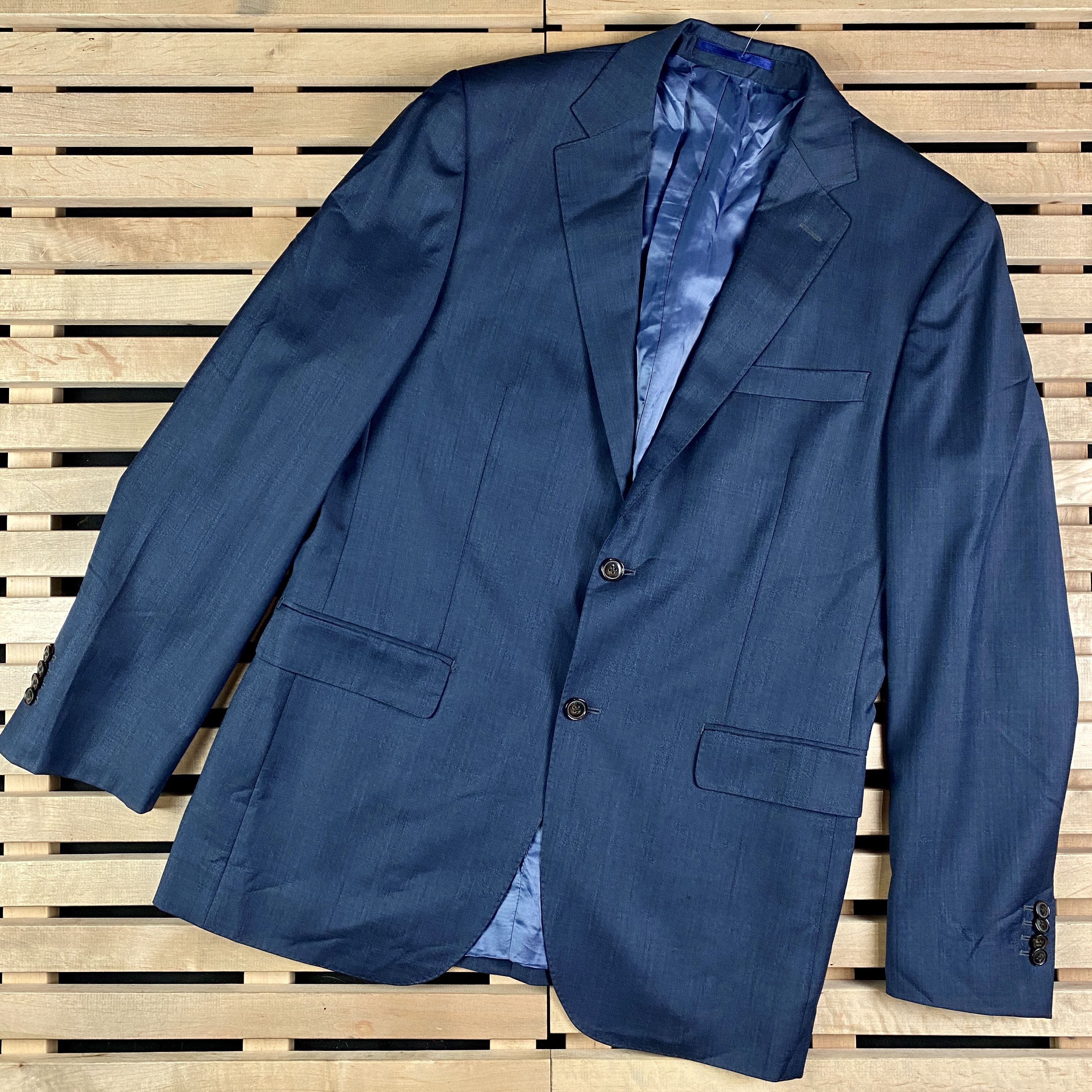 Suitsupply Mens Blazer Jacket Suitsupply Size 44/L Wool Two Button Size 44R - 1 Thumbnail