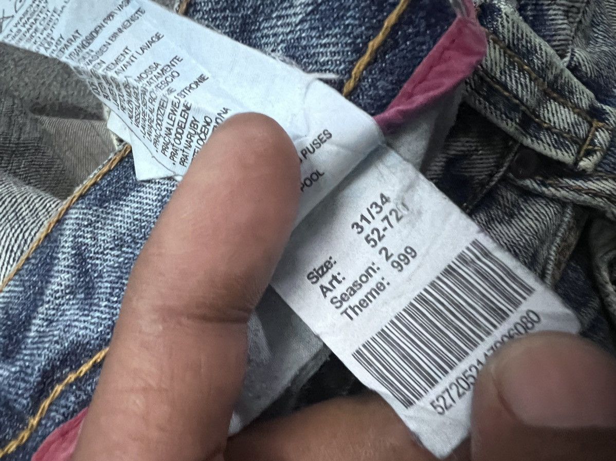 Japanese Brand SICK🔥FISHBONE WASHED DISTRESSED DENIM PANT Size US 31 - 10 Thumbnail