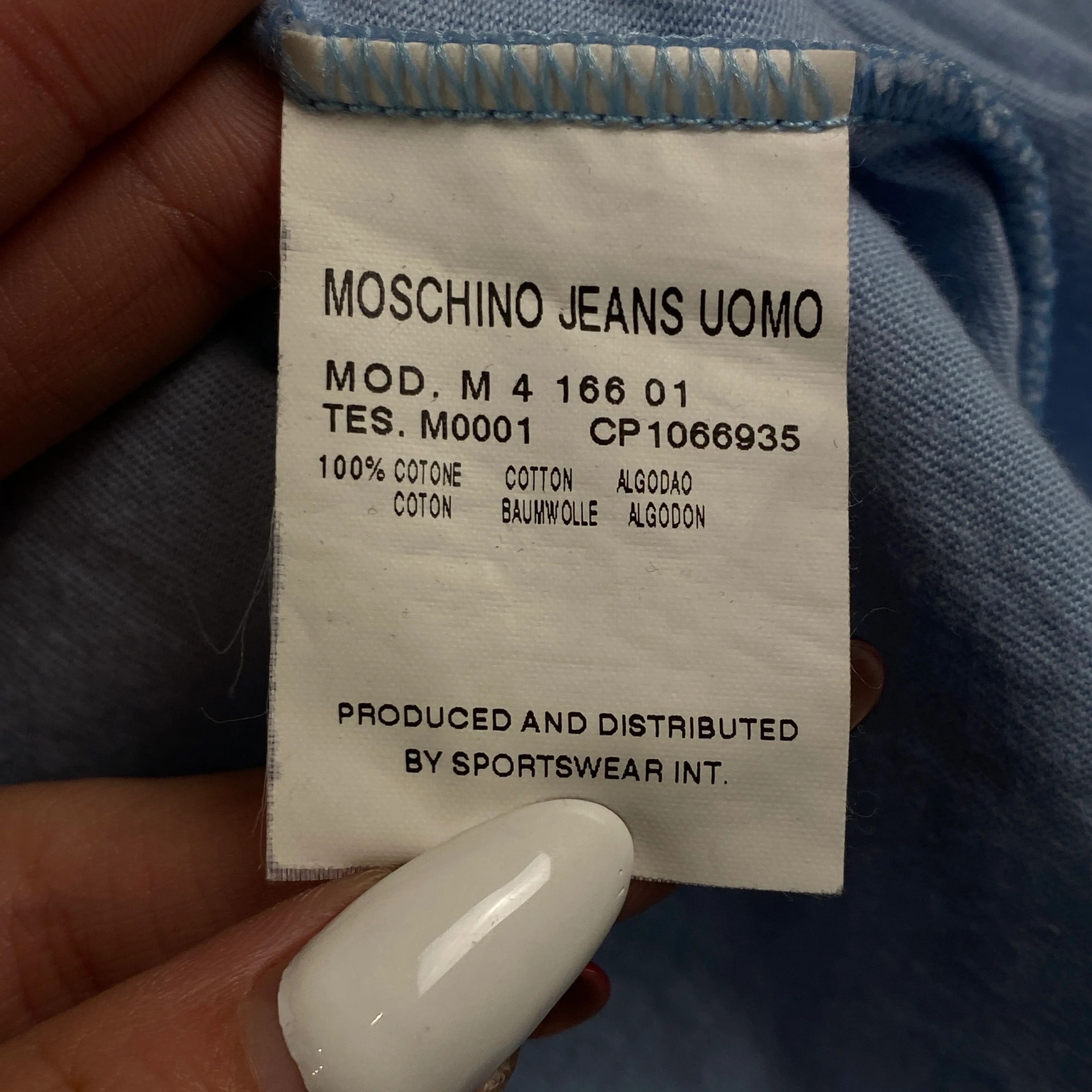 Moschino Men’s Sweatshirt Long Sleeve Moschino Size L Size US L / EU 52-54 / 3 - 8 Thumbnail