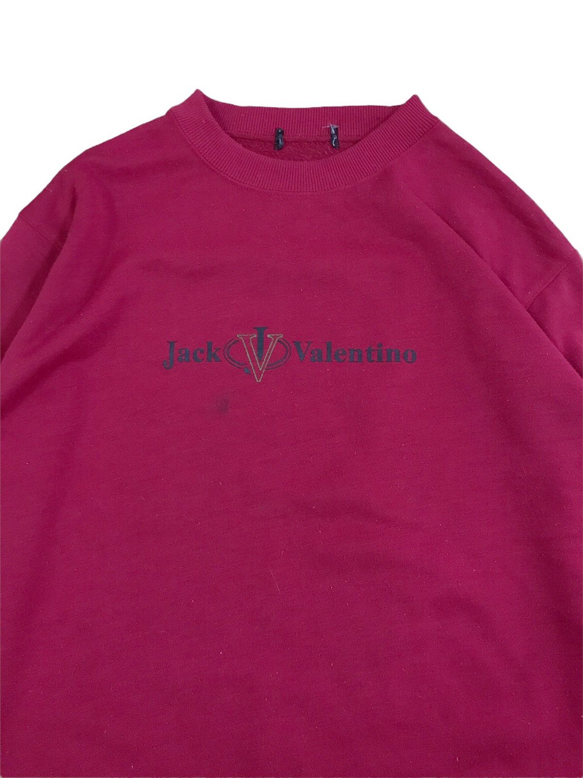 Valentino × Vintage Vintage Jack Valentino Spell Out Logo Sweatshirt Size US S / EU 44-46 / 1 - 2 Thumbnail