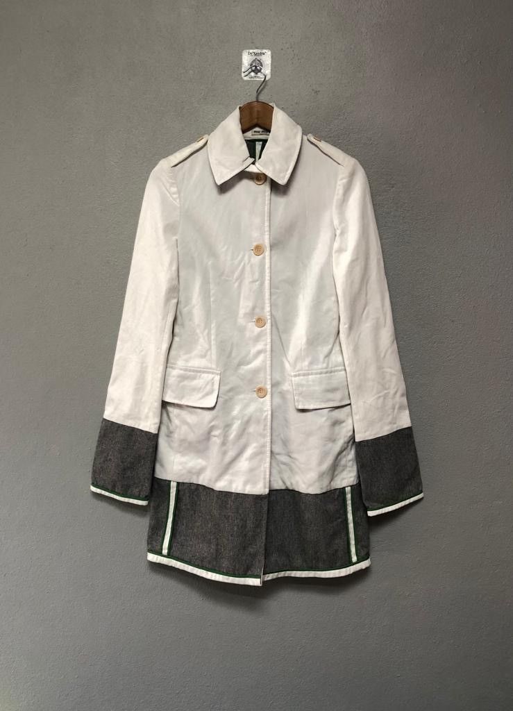 Miu Miu Long Jacket Wool/Cotton